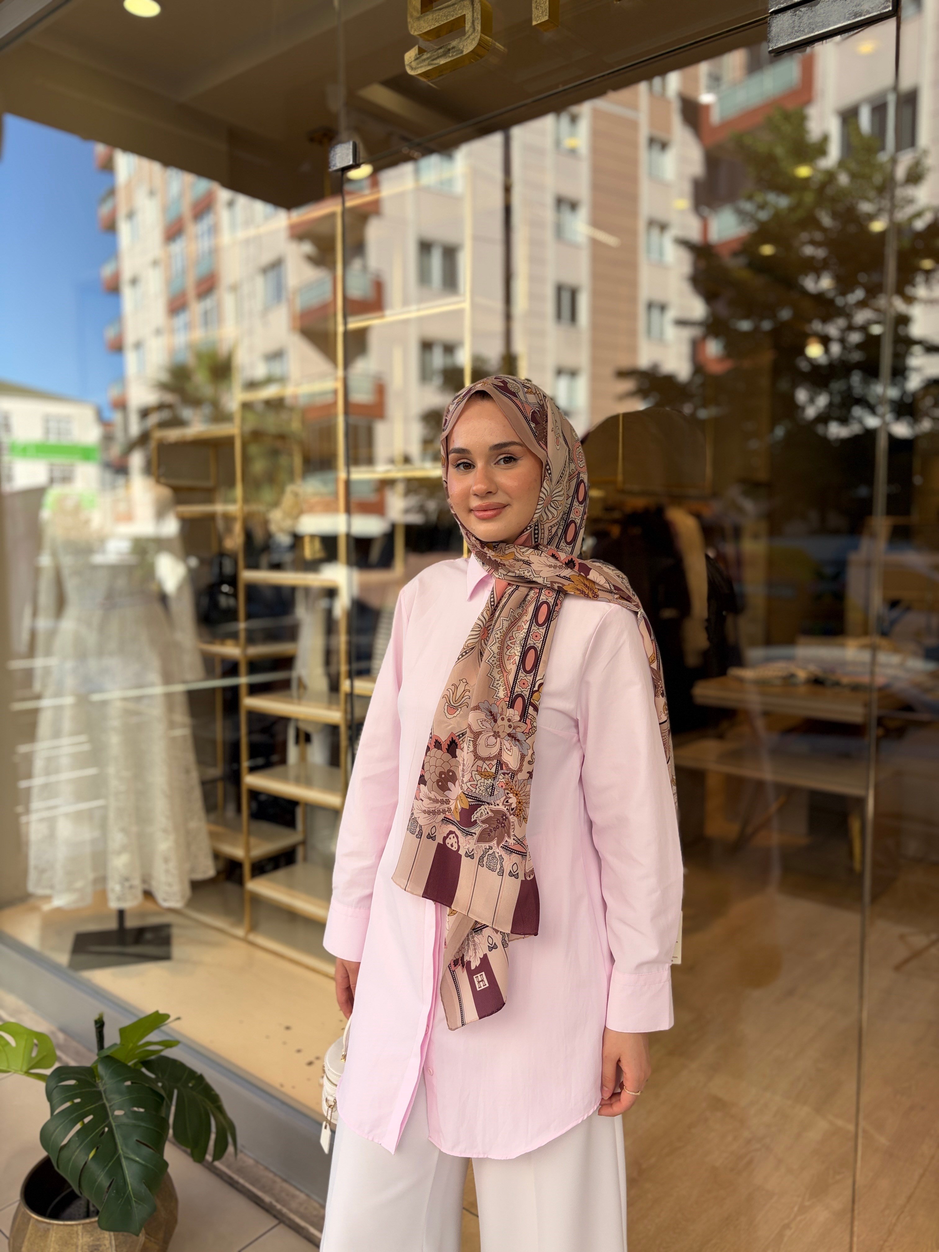 BOYFRİEND GÖMLEK PEMBE