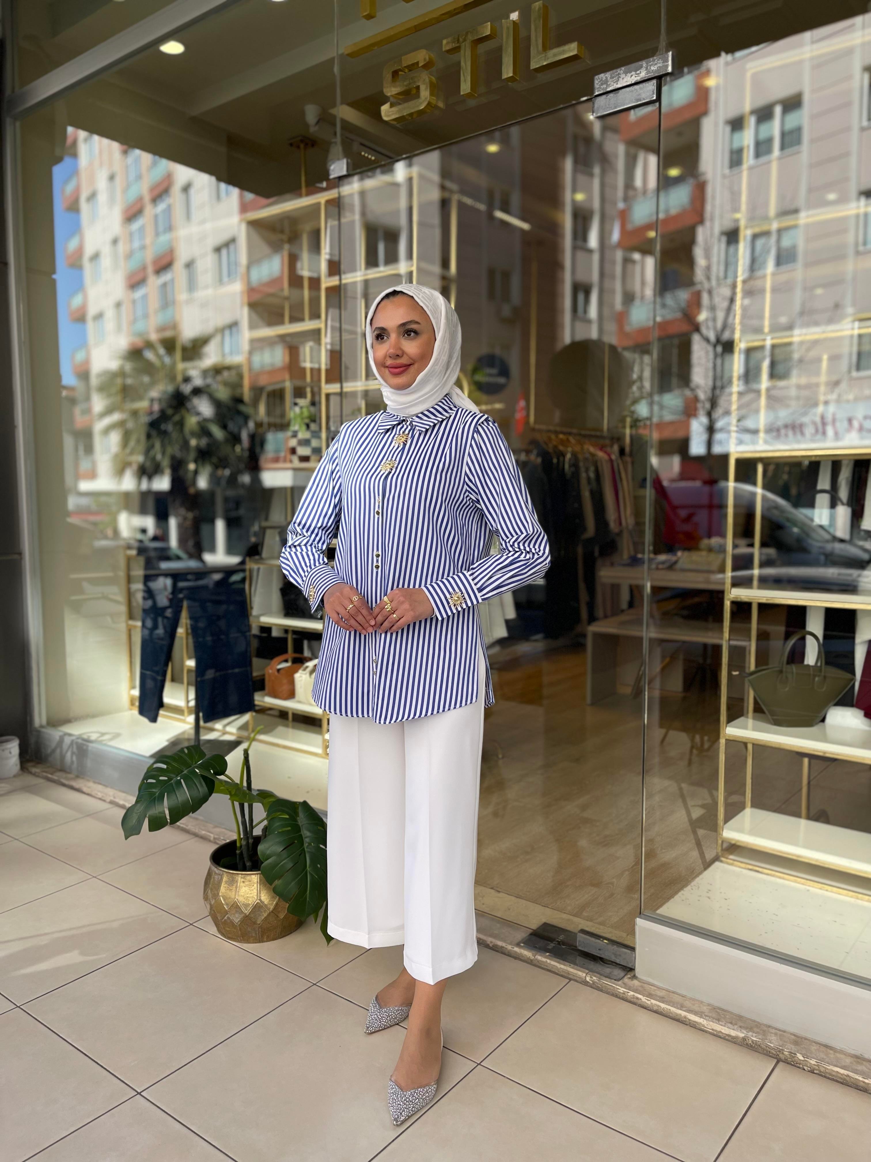 Çımalı Krep Pantolon