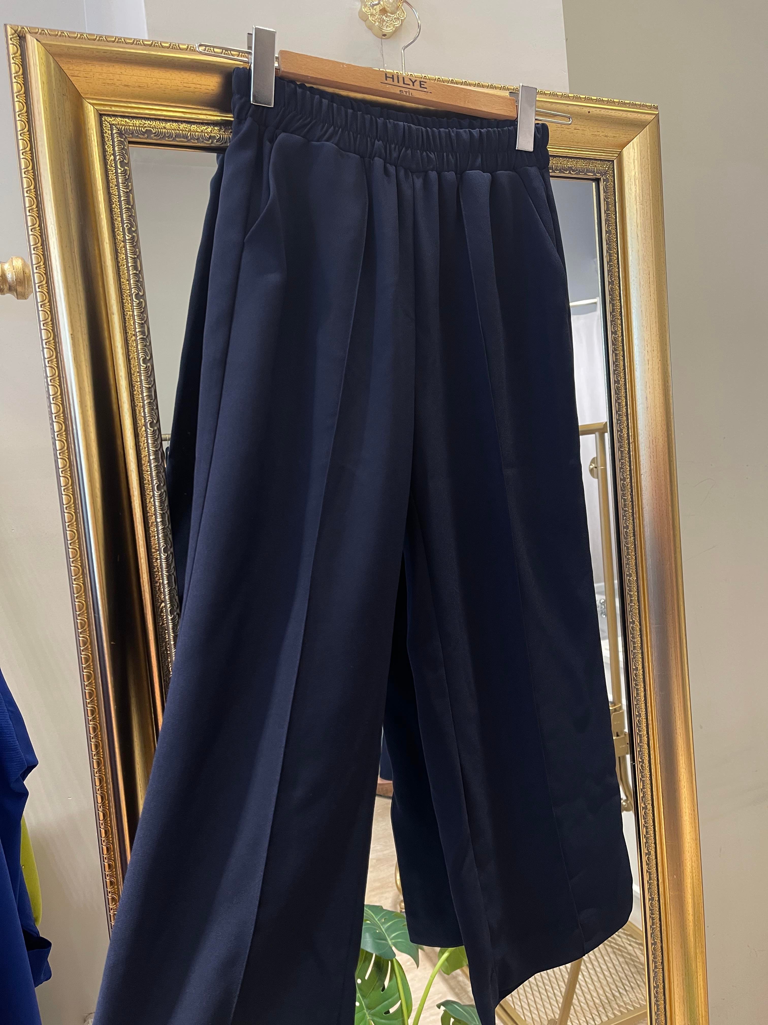 Çımalı Krep Pantolon