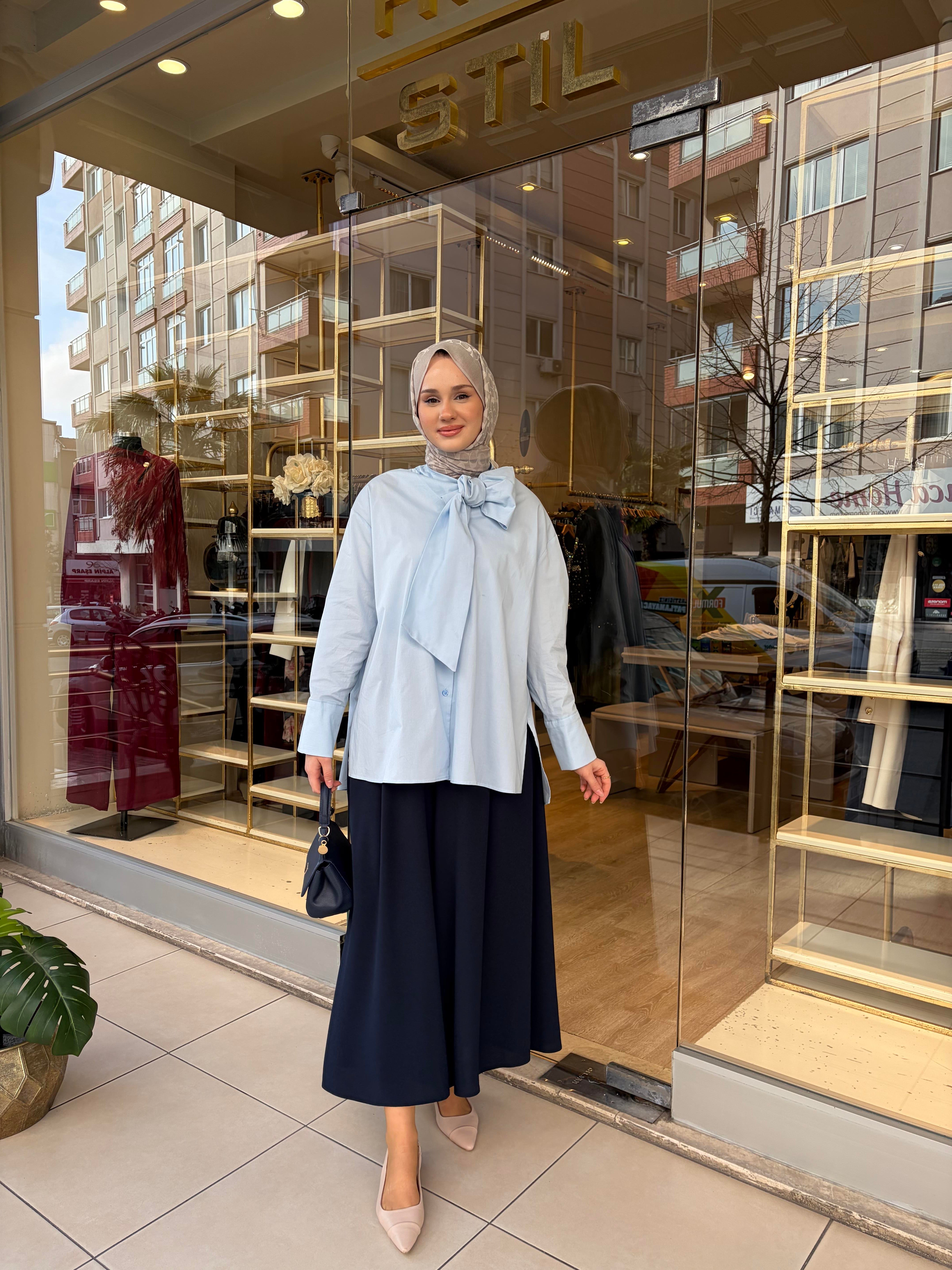 COMFY KREP PANTOLON ETEK LACİVERT