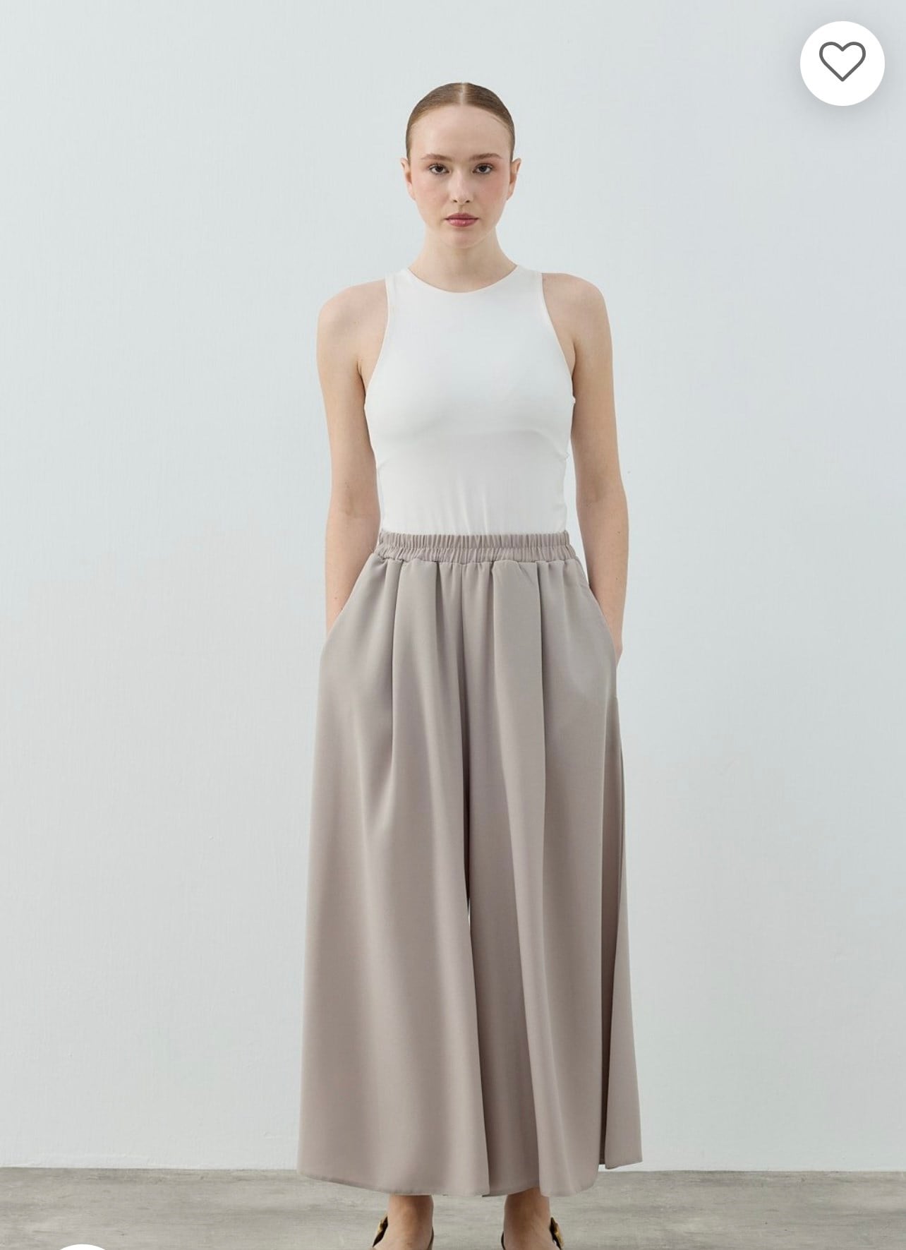 COMFY KREP PANTOLON ETEK VİZON