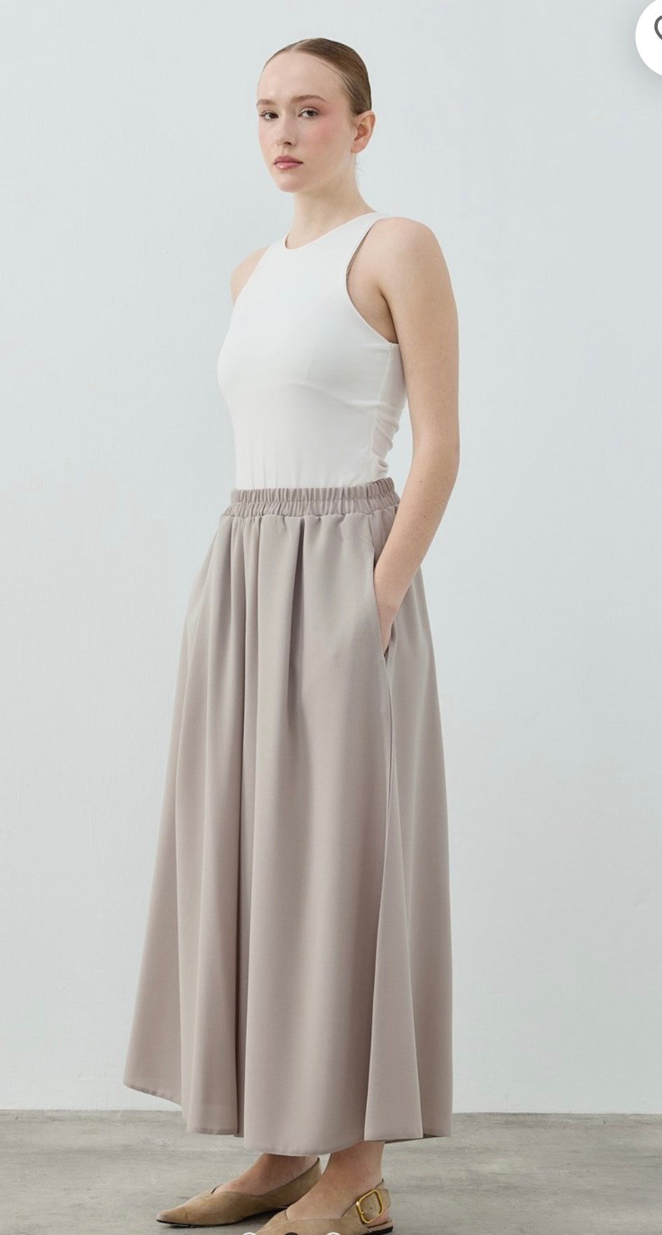 COMFY KREP PANTOLON ETEK VİZON