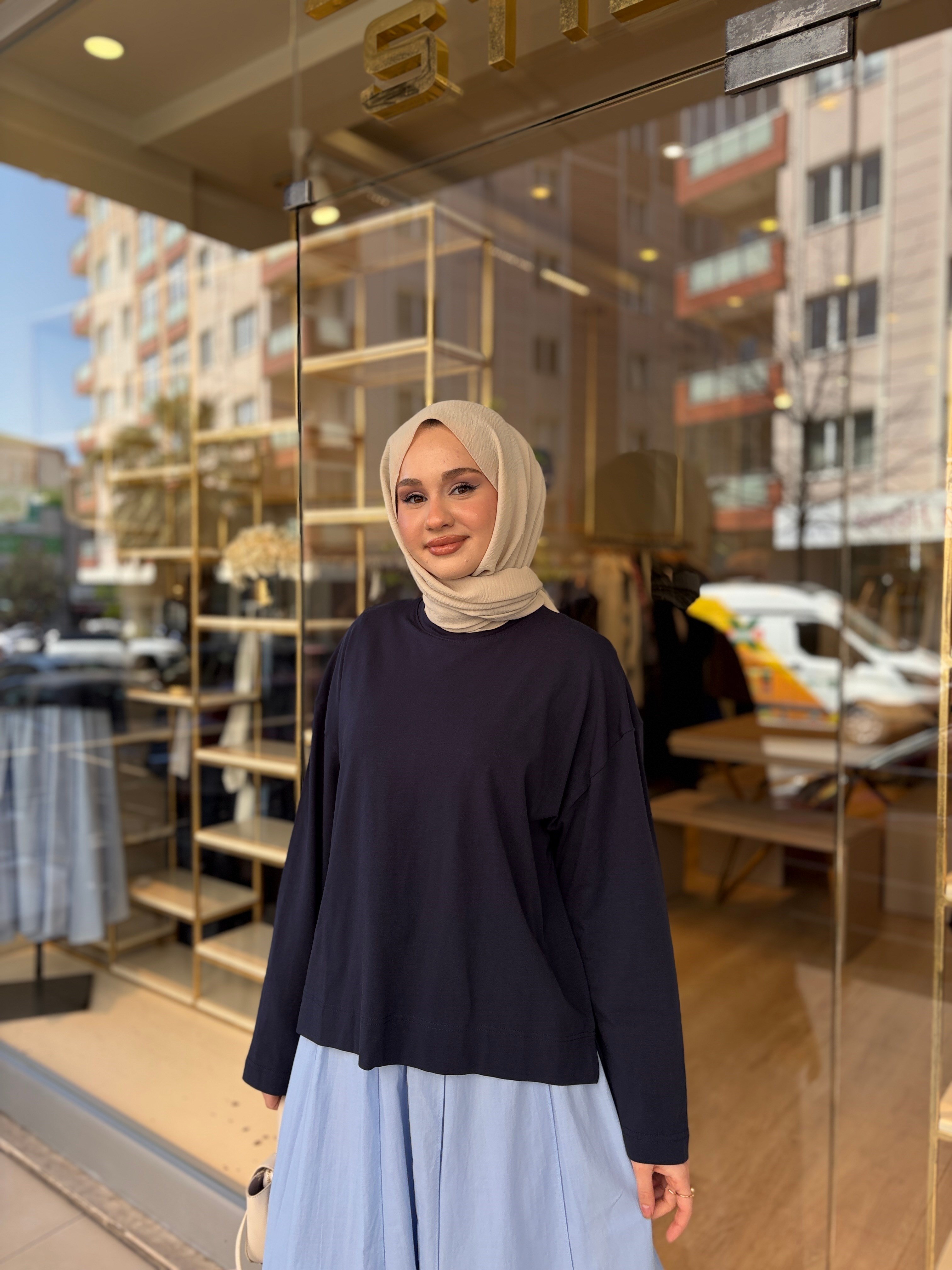 COMFY SWEAT LACİVERT
