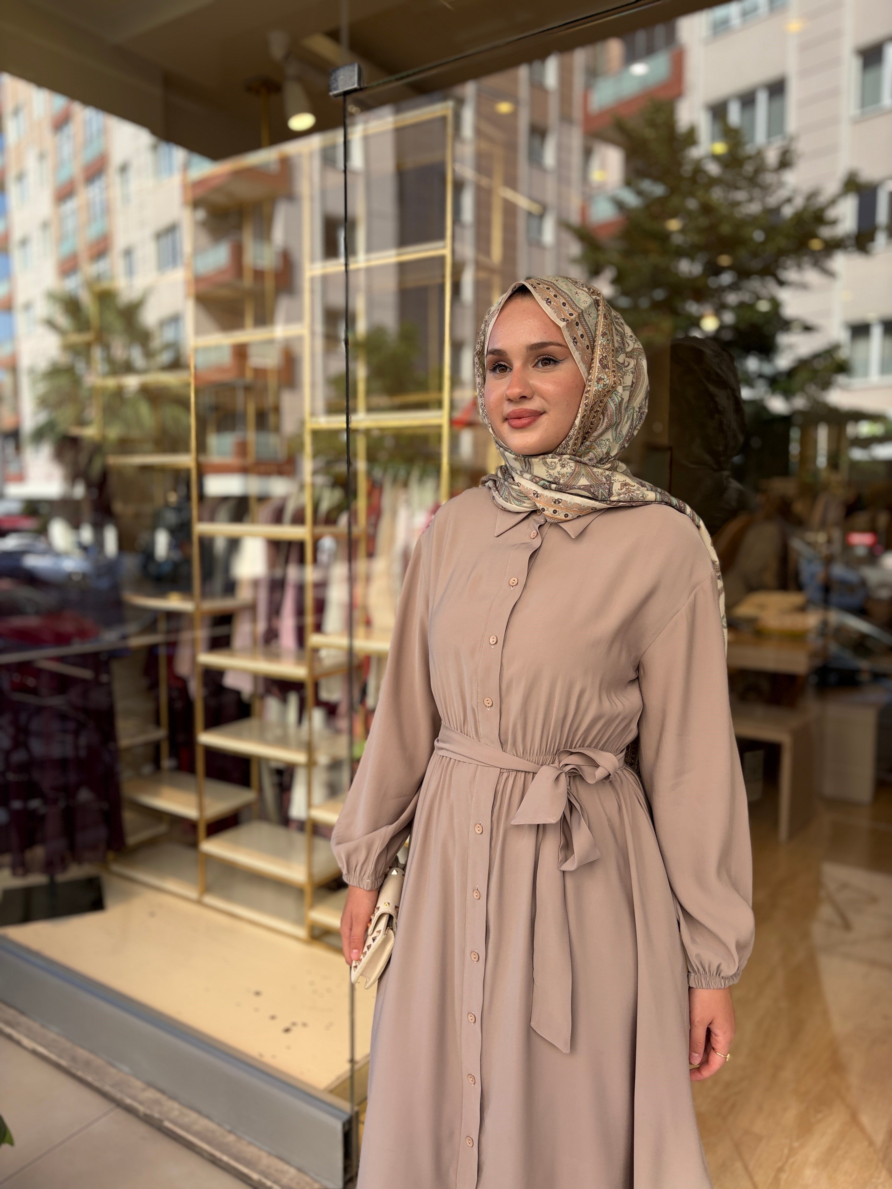 DURU ELBİSE LATTE