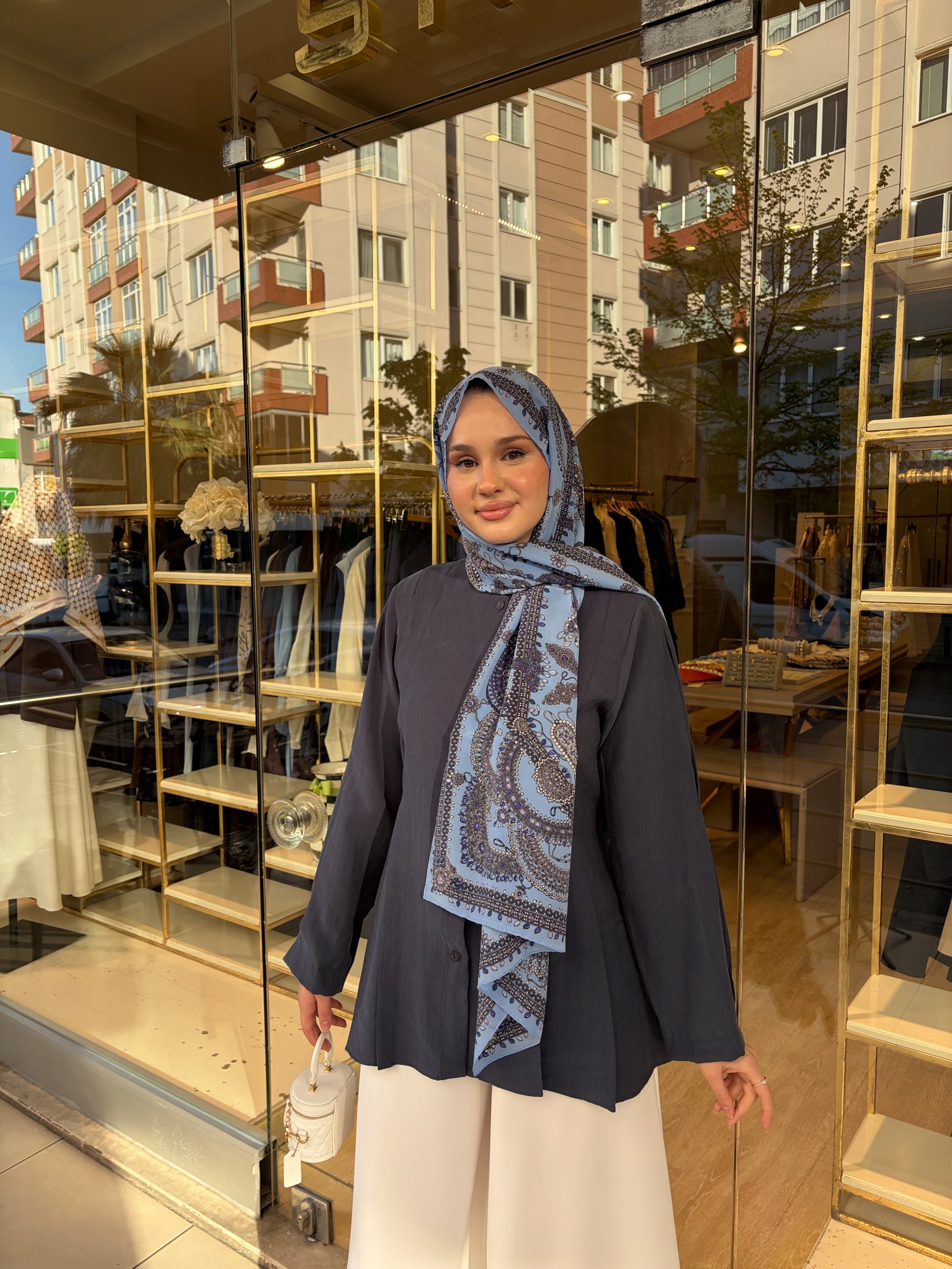 KALIN PİLELİ BAĞLAMALI TUNİK LACİVERT