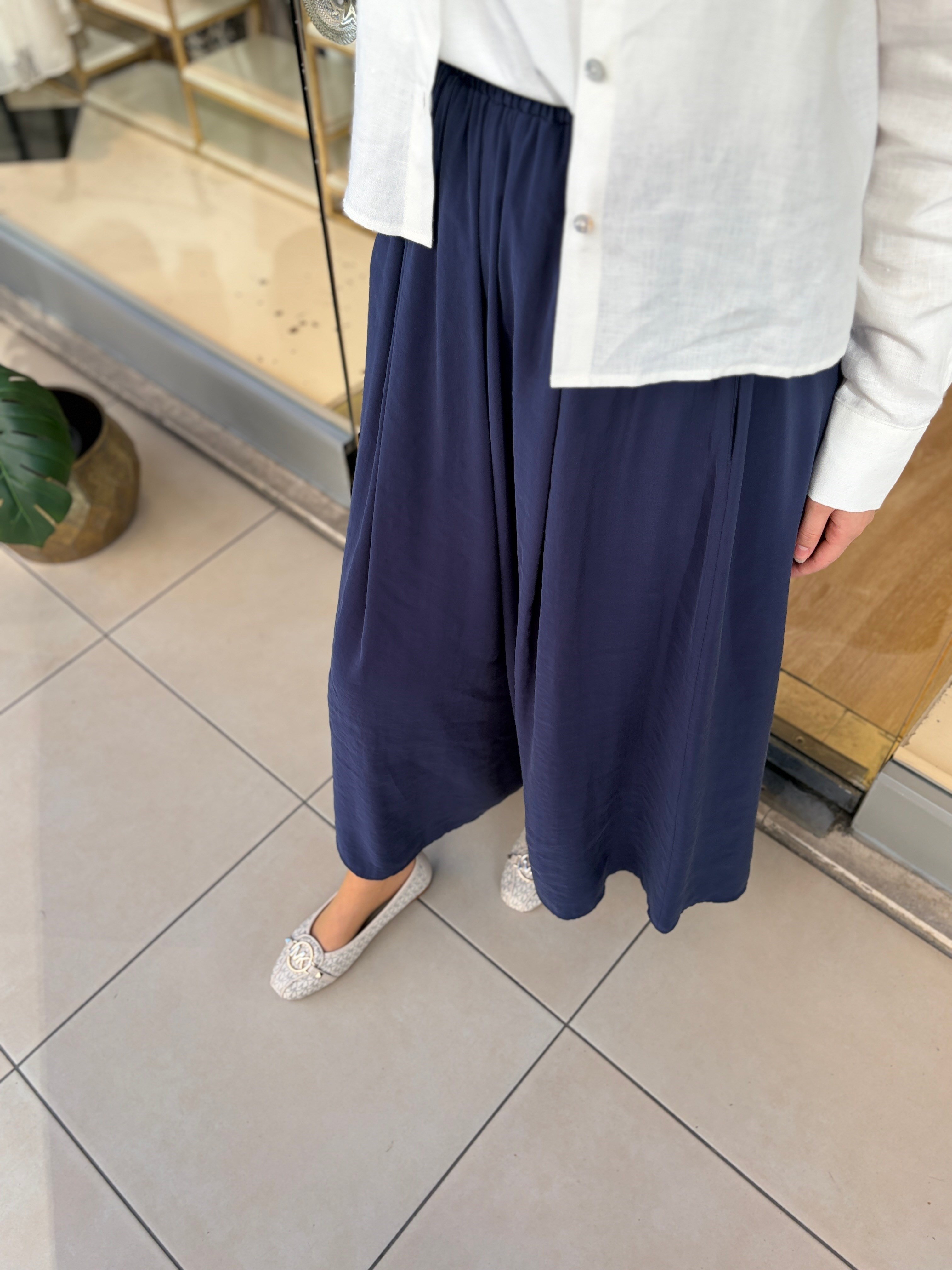 LADY TENSEL PANTOLON LACİVERT