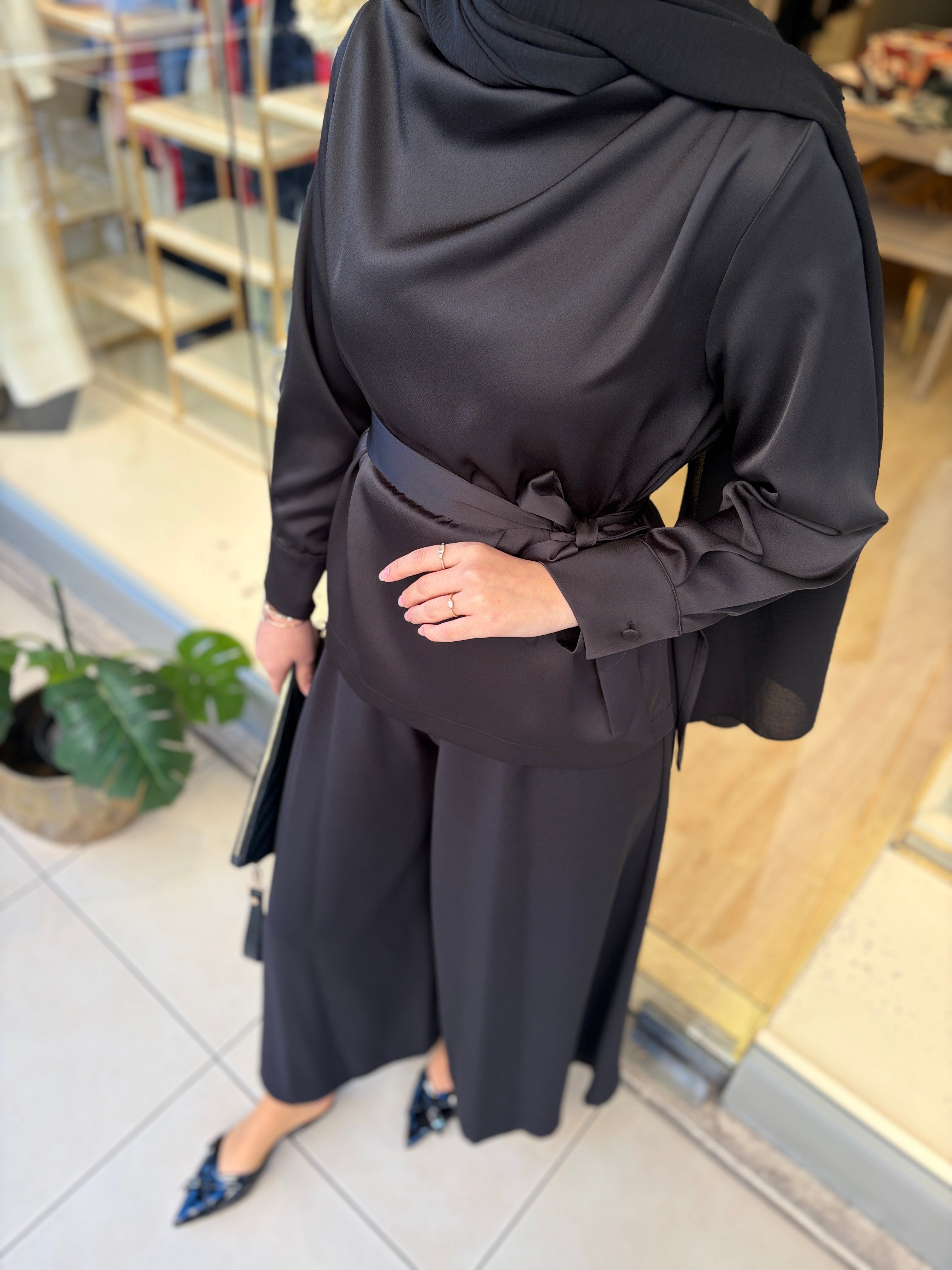 LARA BLUZ SİYAH 