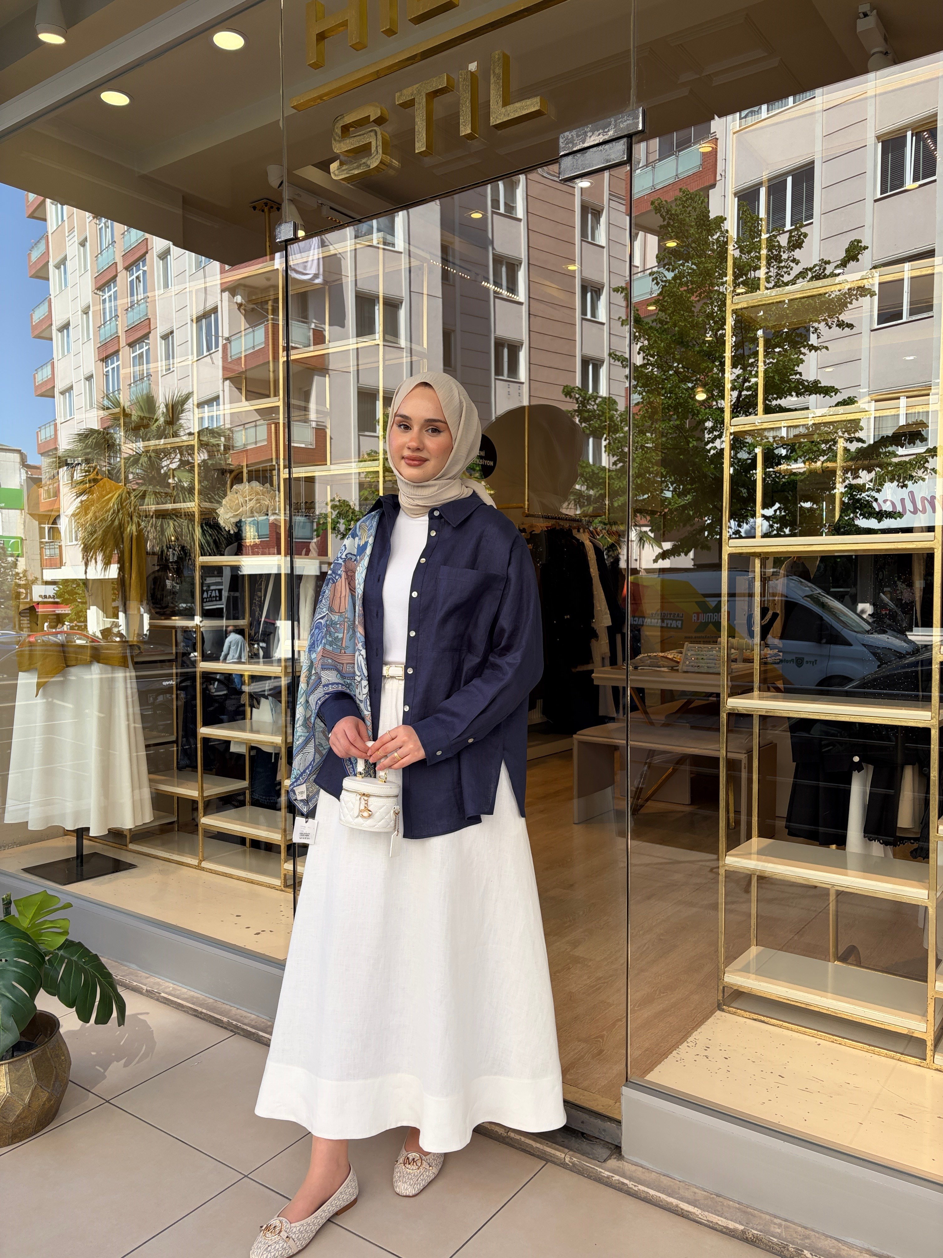LİDYA GÖMLEK LACİVERT 