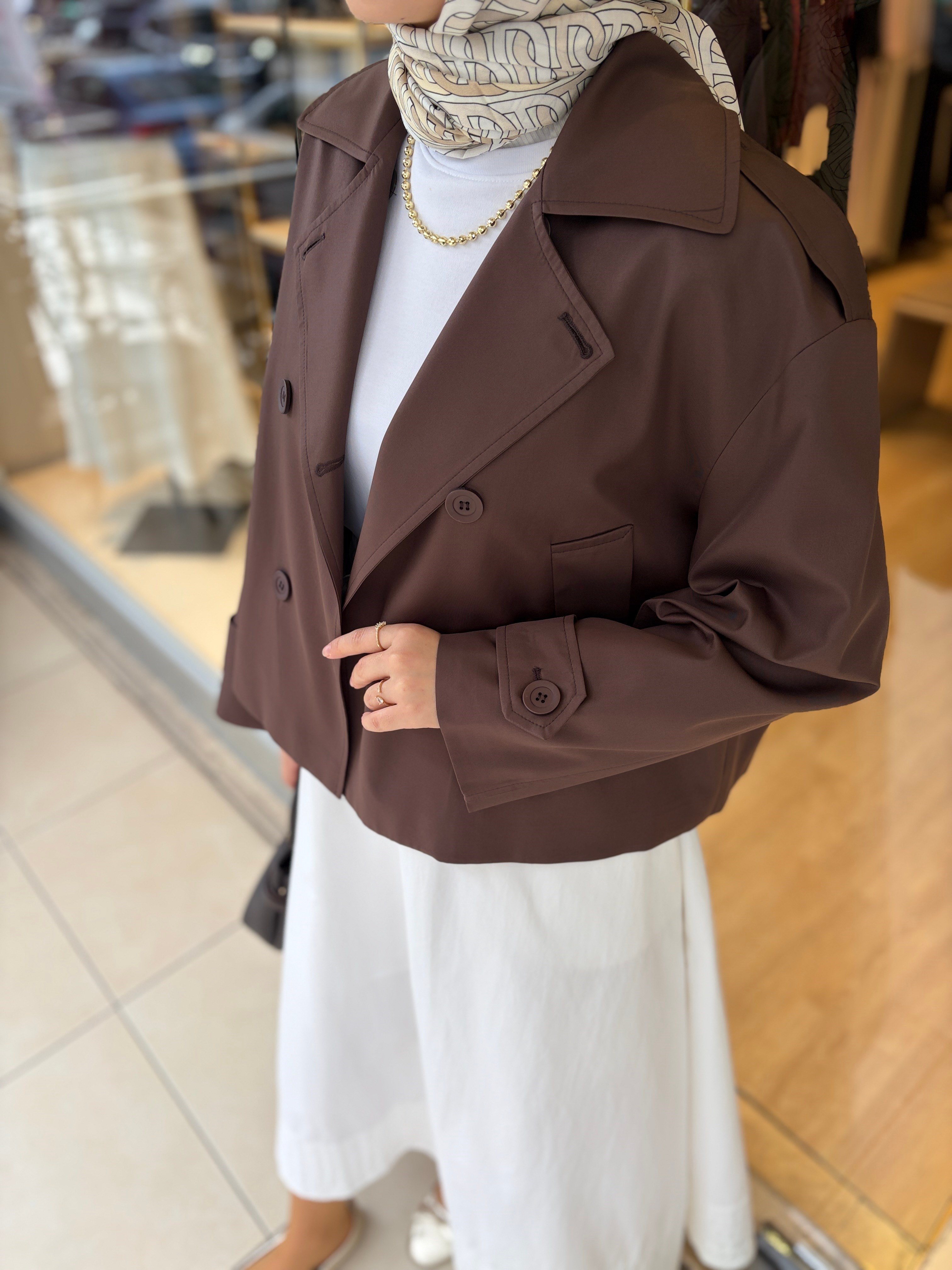 MARA TRENCH KAHVERENGİ