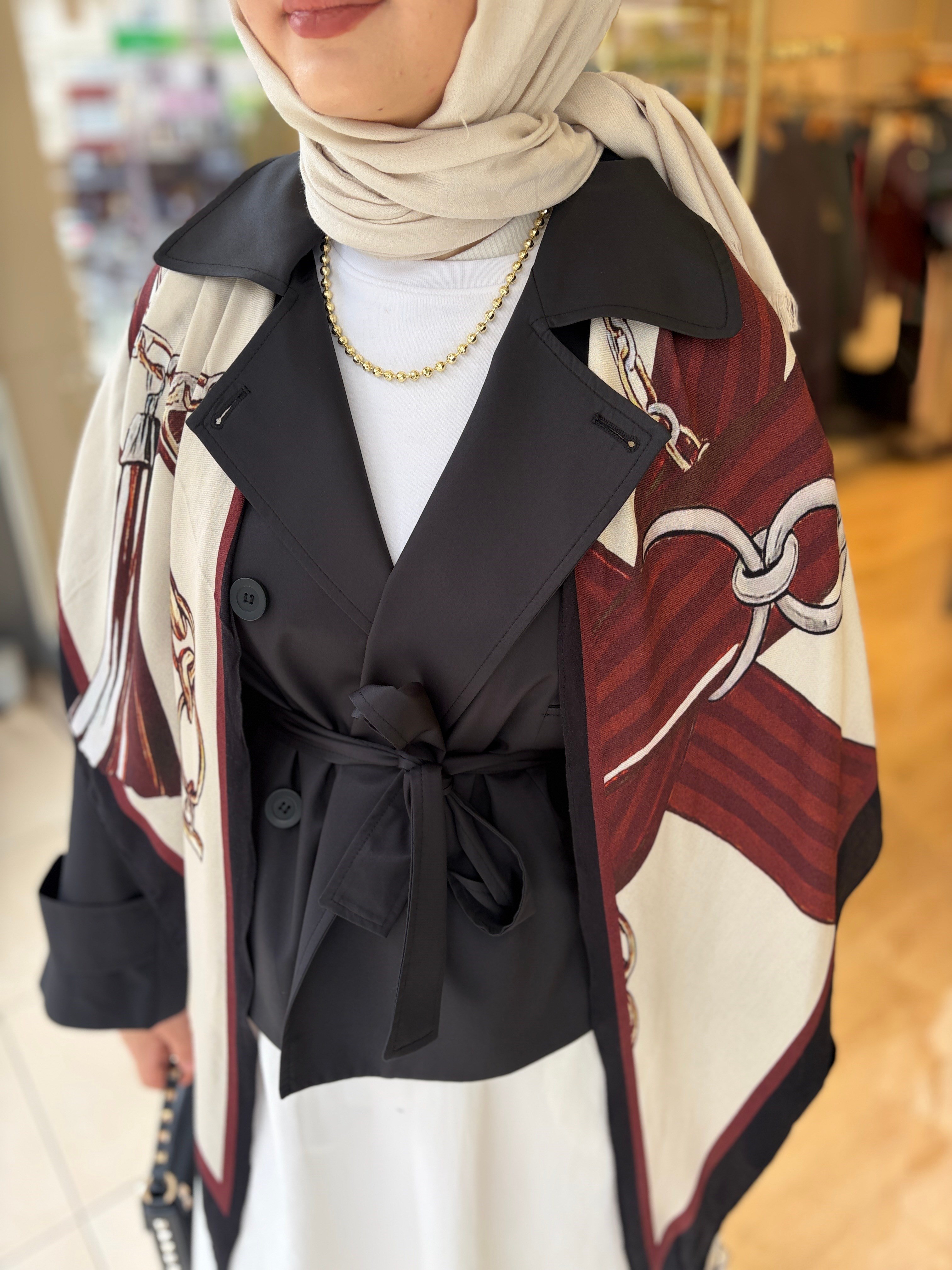 MARA TRENCH SİYAH