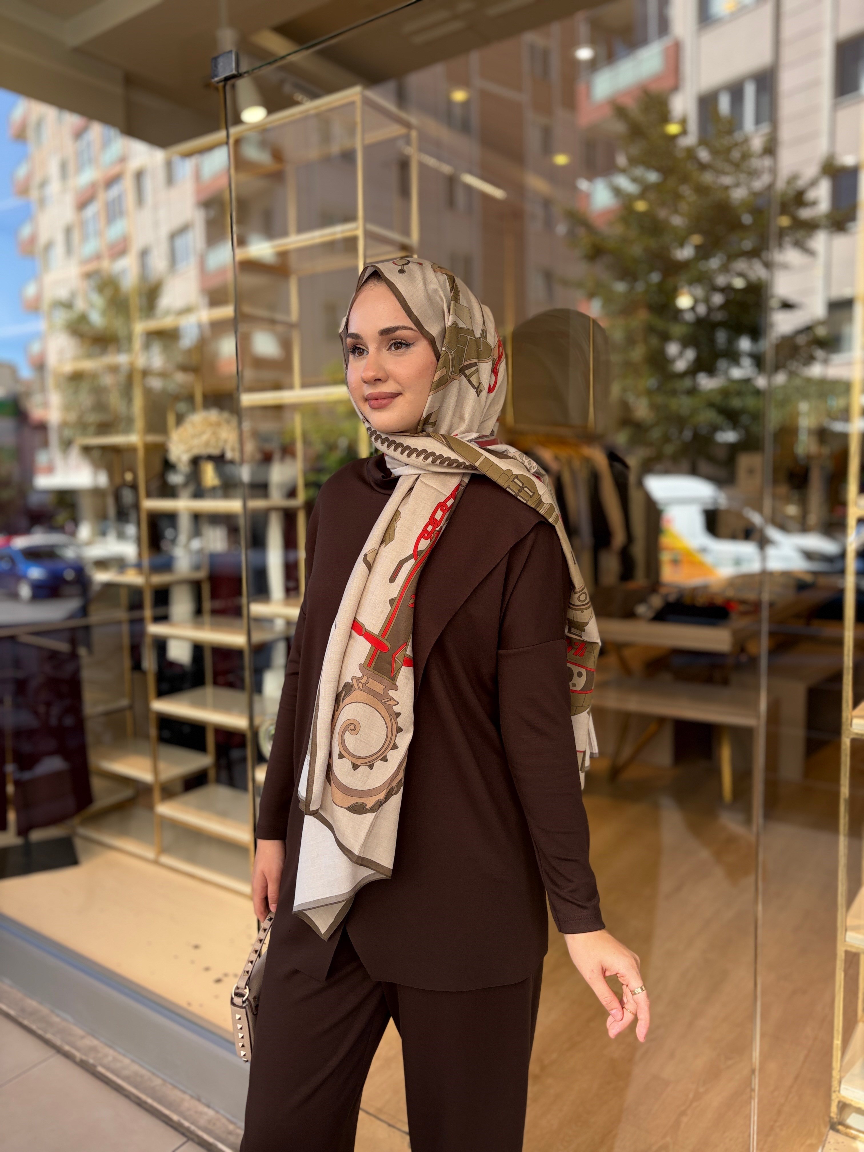 MİRA TAKIM KAHVERENGİ