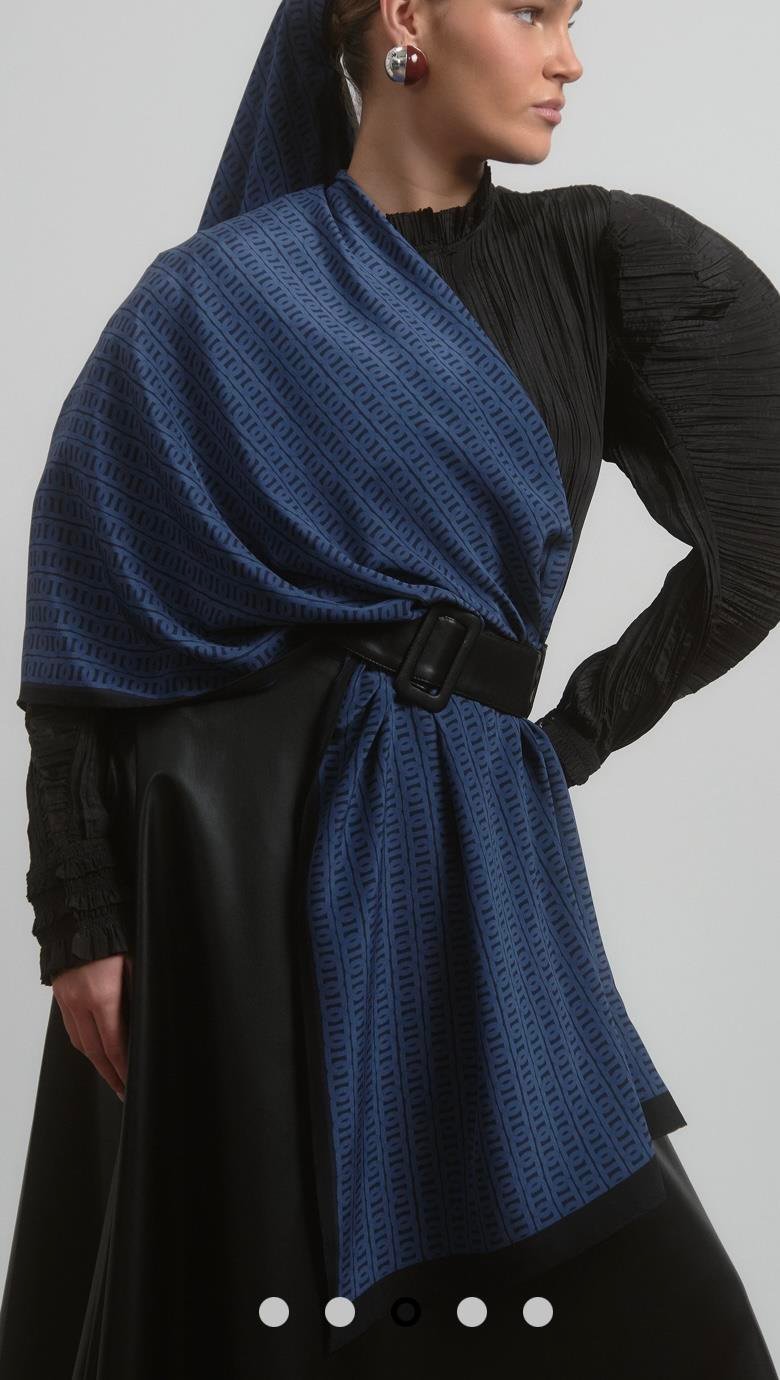 NAVY BLUE MAGİ ŞAL
