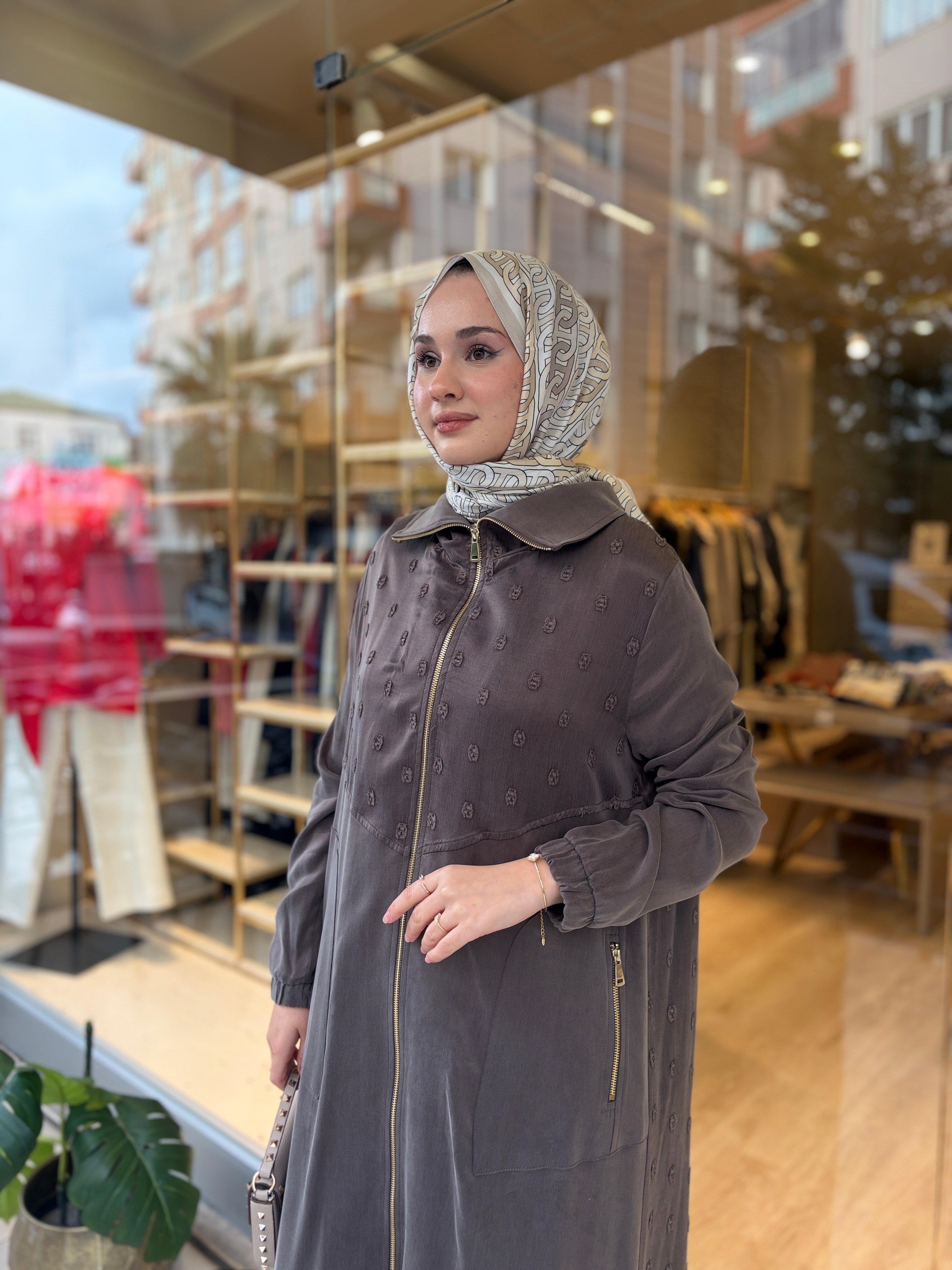NUSS 6042 İPEK KUPRA VEGAN KAP VİZON 
