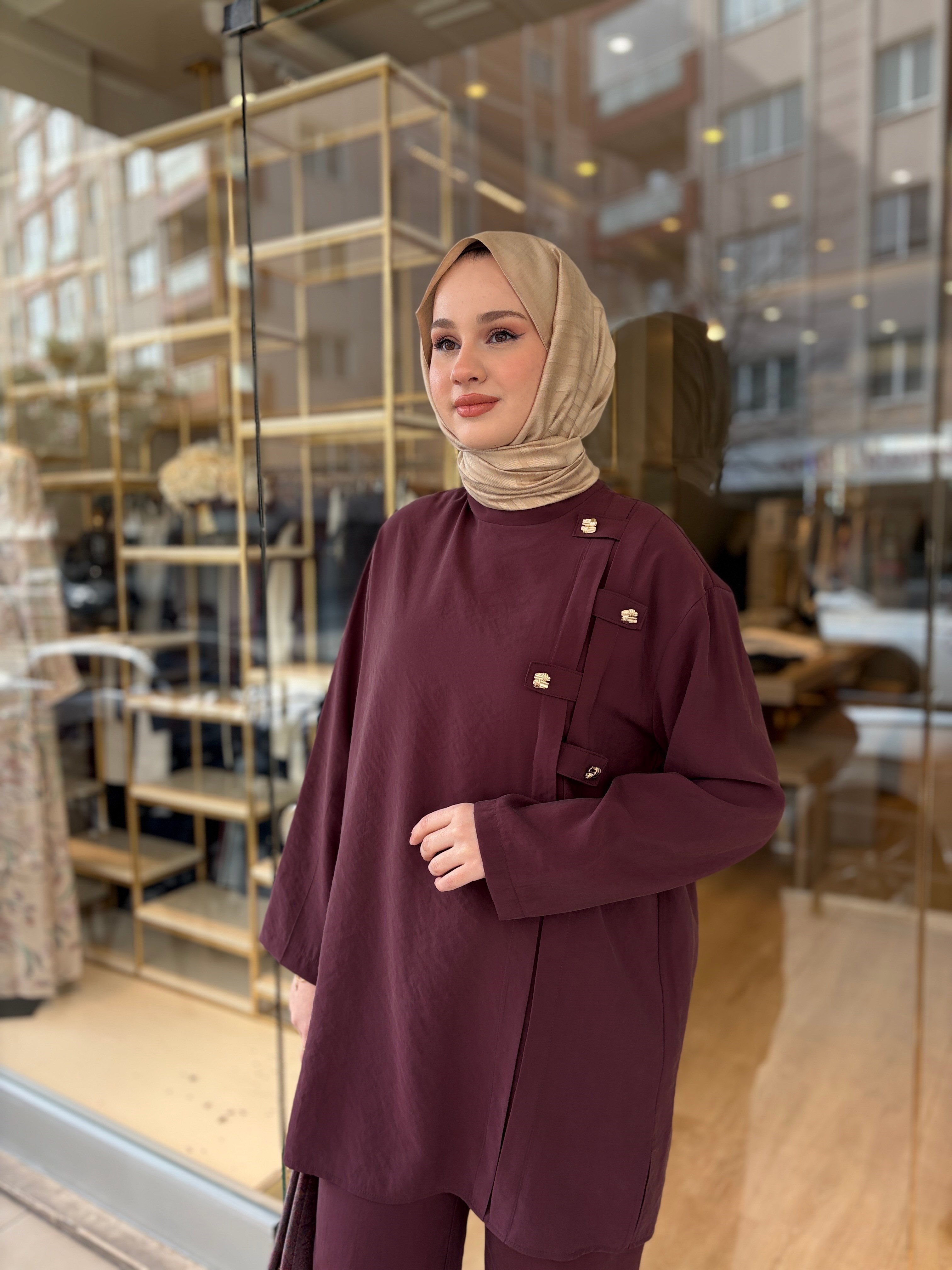 ROYAL MODEST ŞAL BEJ