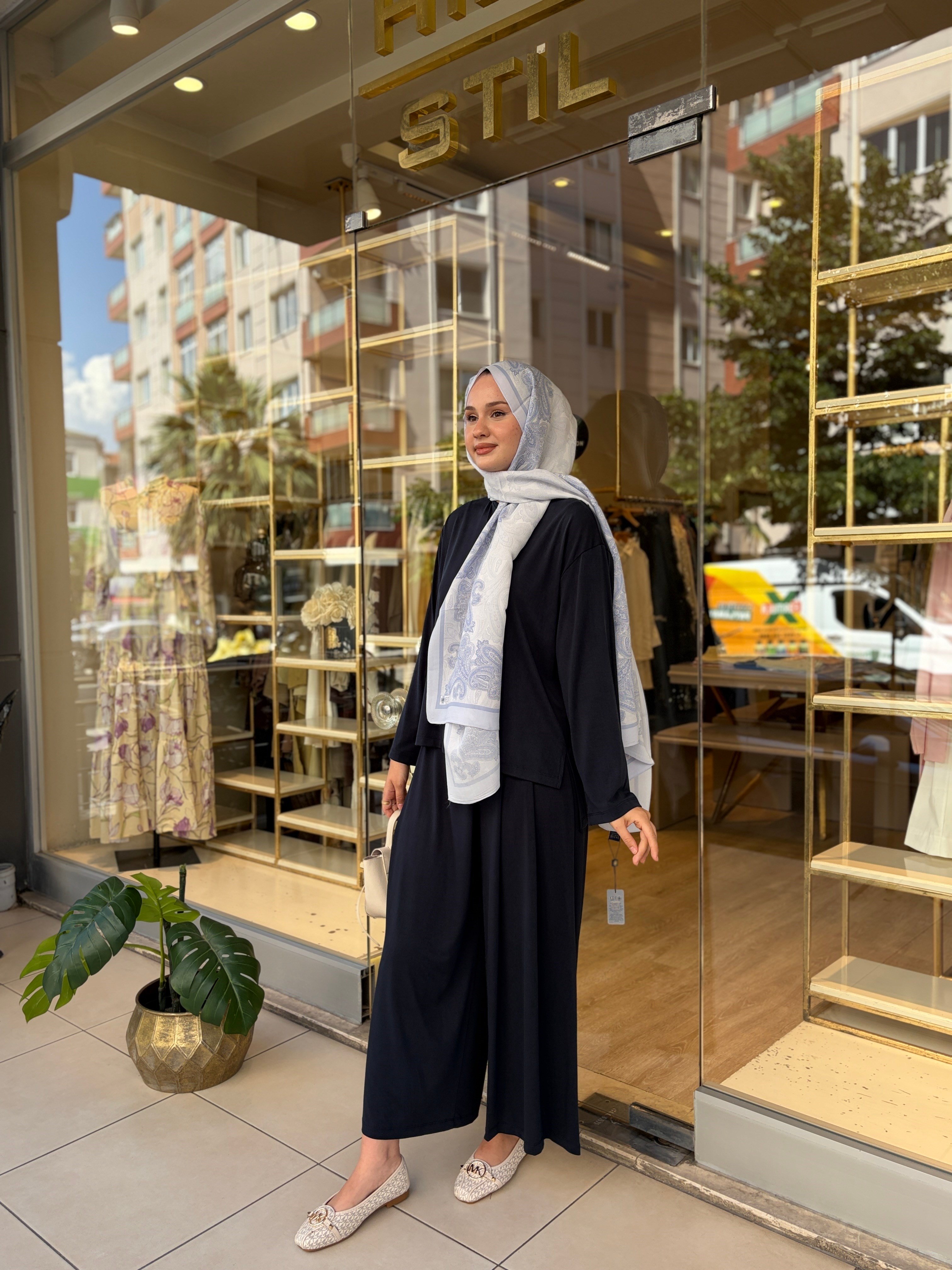 SELENA PANTOLONLU TAKIM LACİVERT