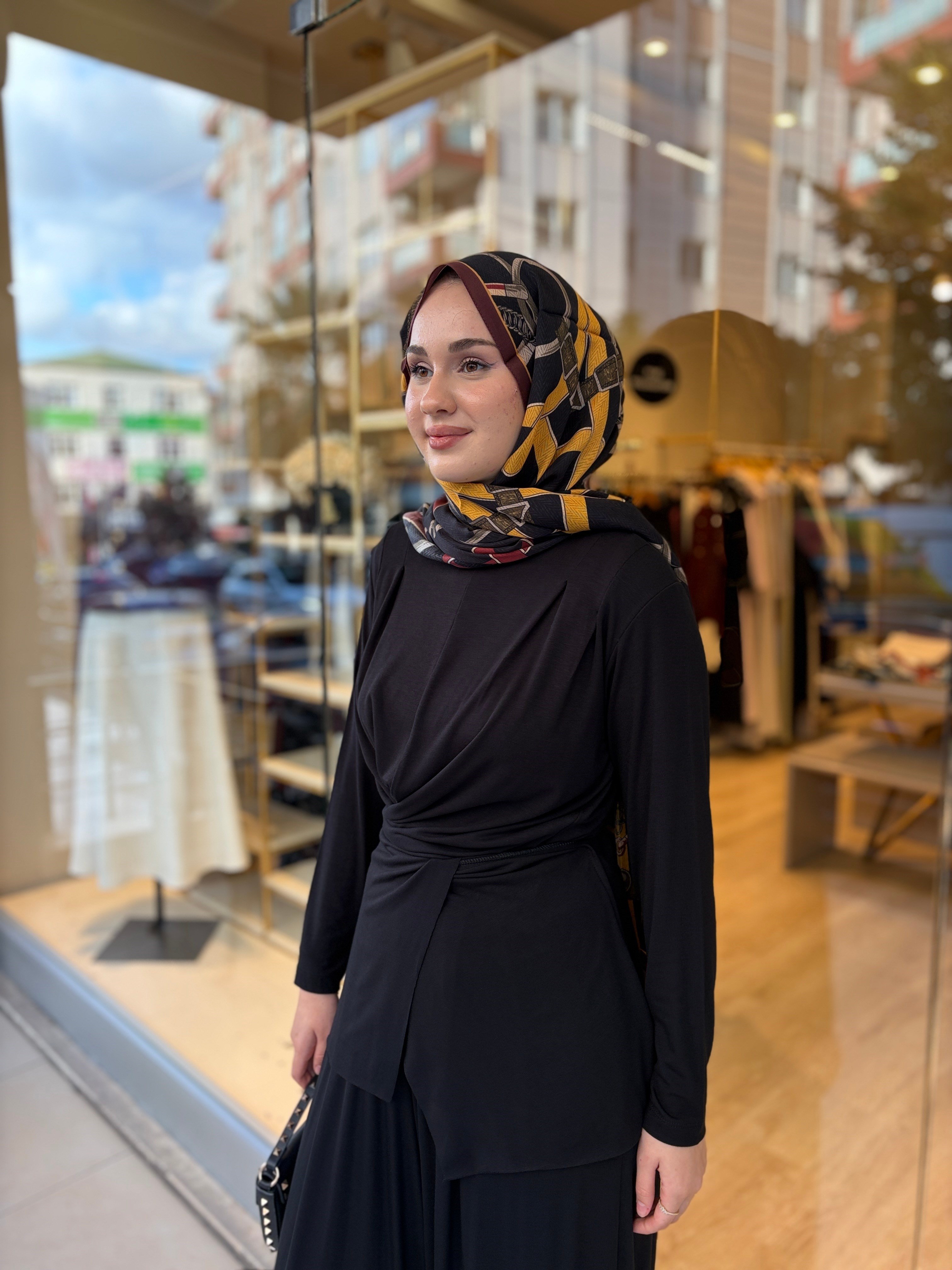 SERENZA ÖRME TAKIM SİYAH