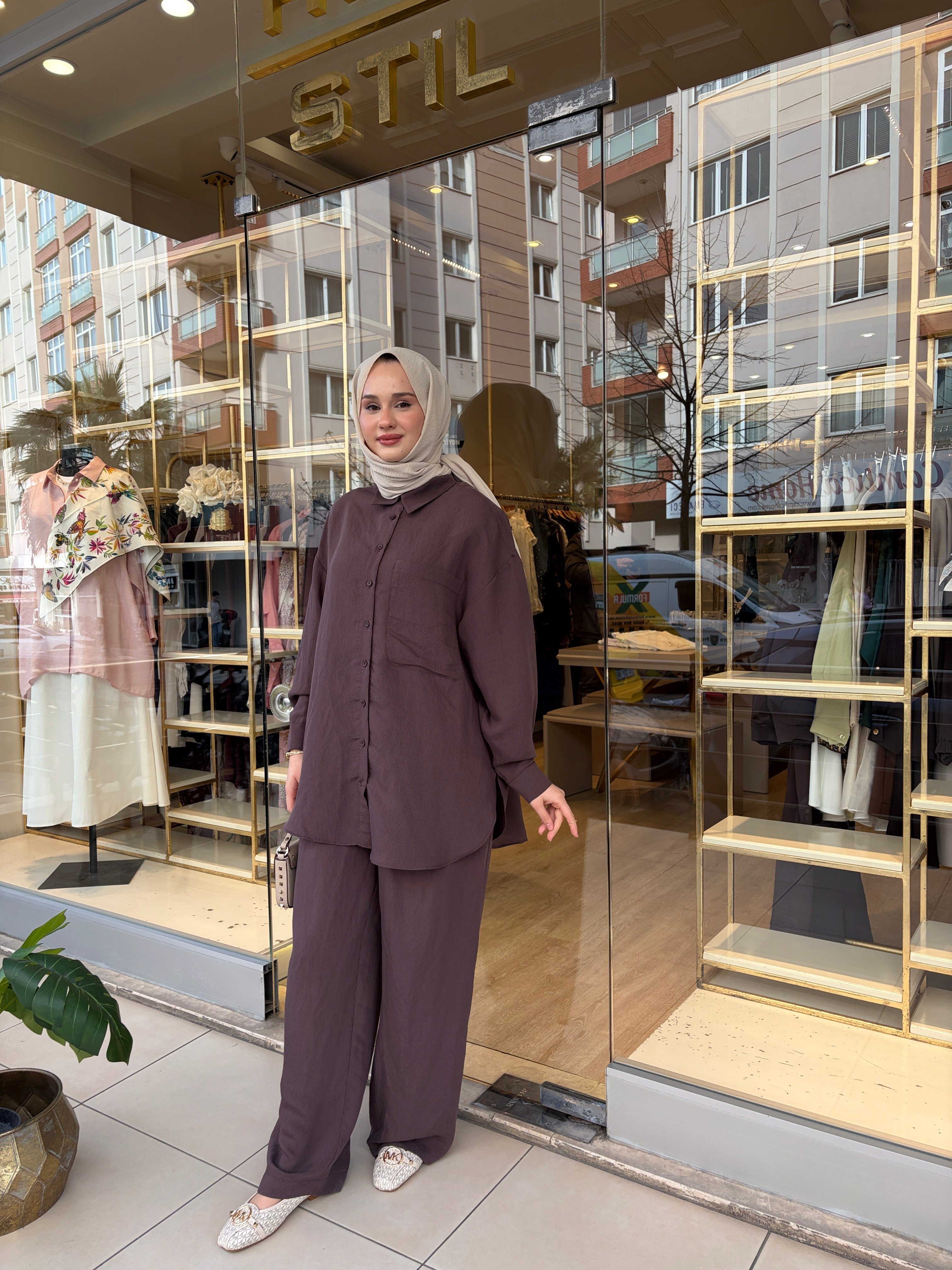 SİLVA PANTOLON KAHVERENGİ