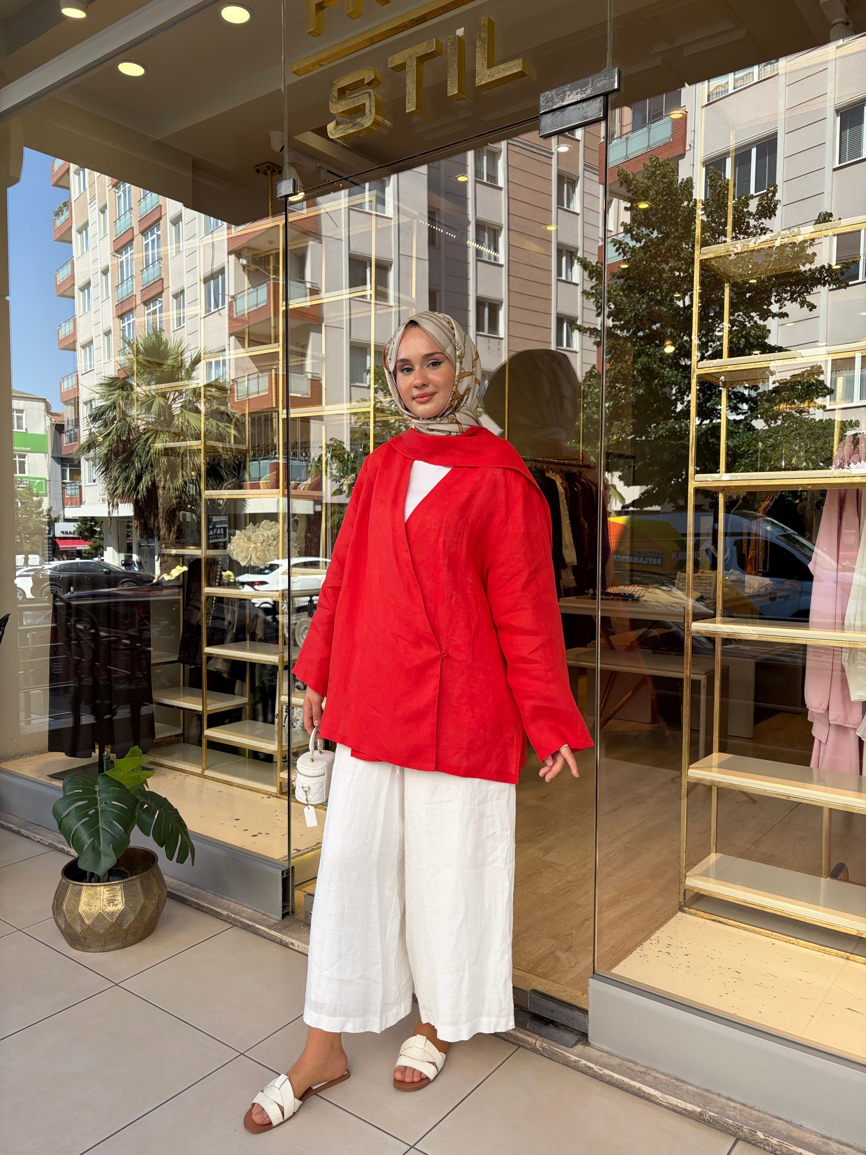 SOFY PANTOLON BEYAZ