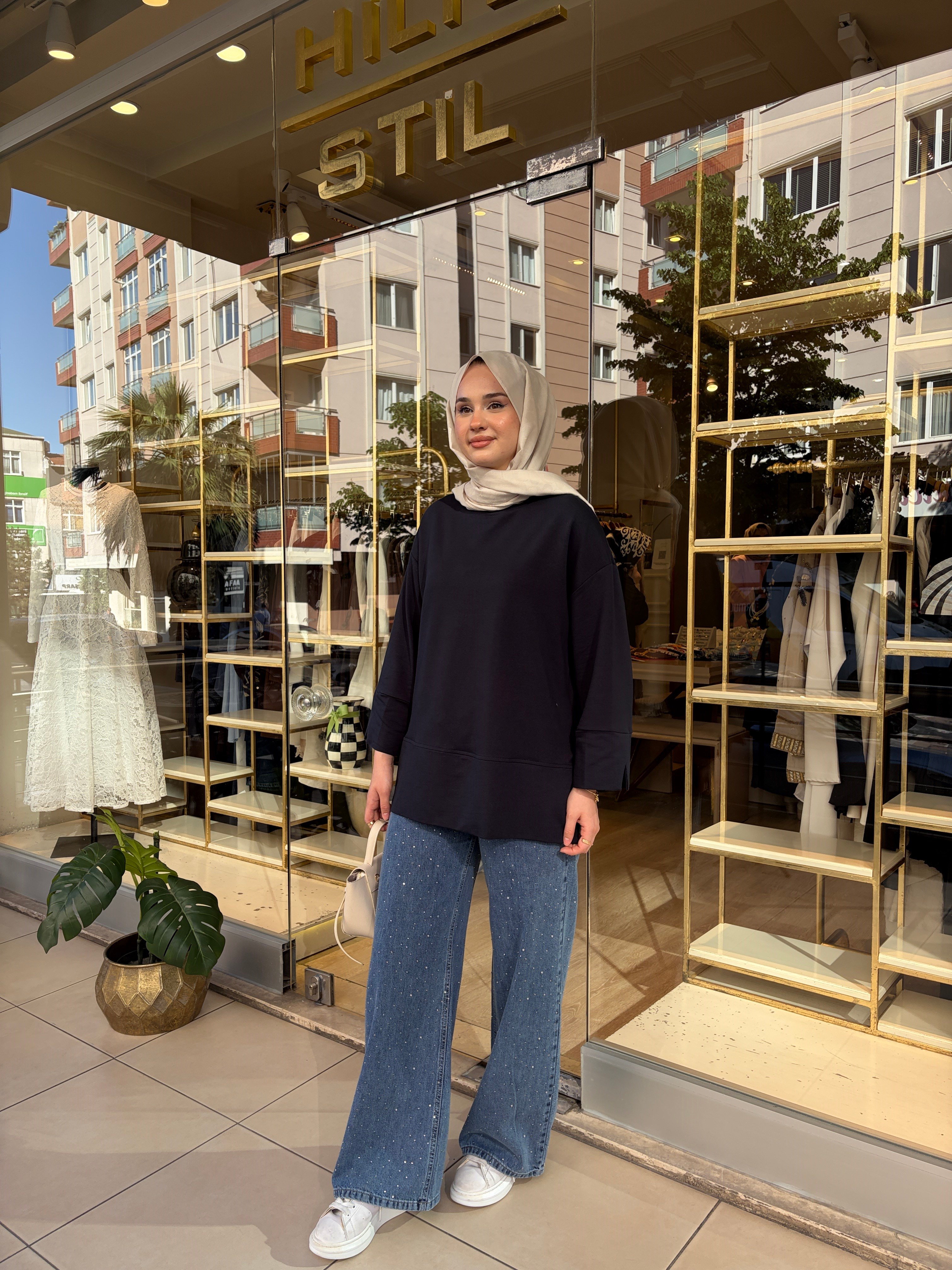TAŞLI KOT PANTOLON 