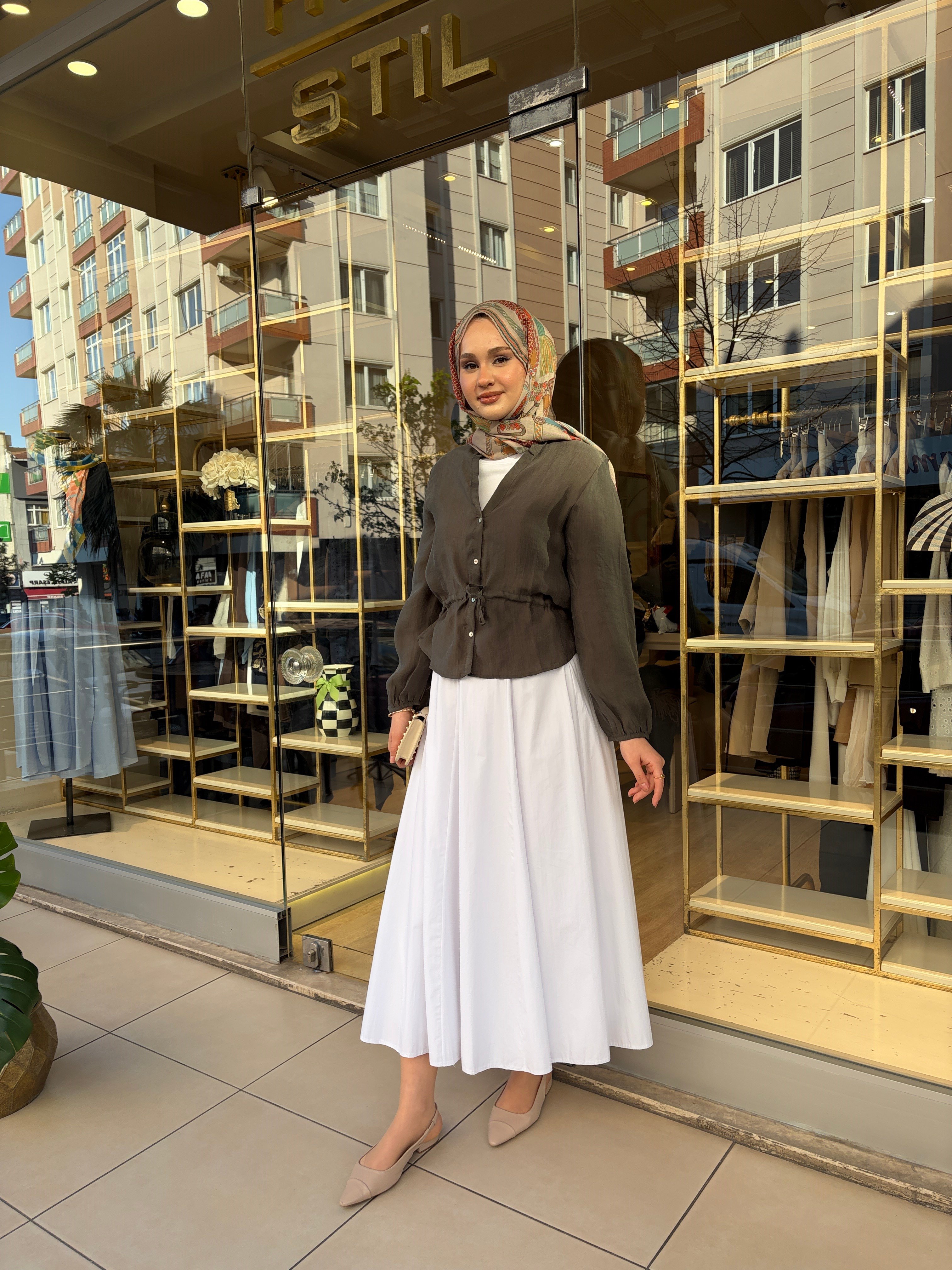 VUAL BELİ TÜNELLİ GÖMLEK YEŞİL