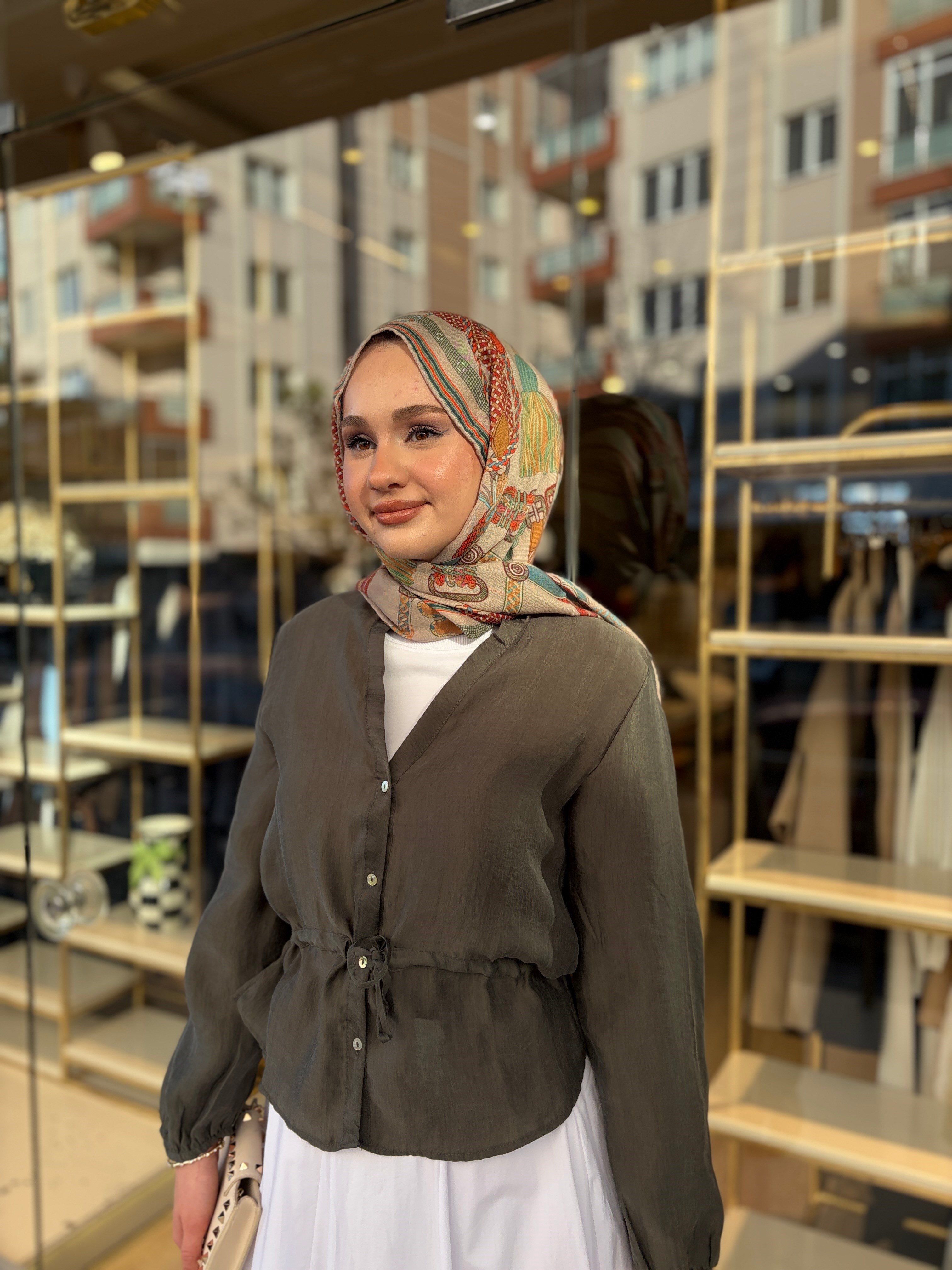 VUAL BELİ TÜNELLİ GÖMLEK YEŞİL