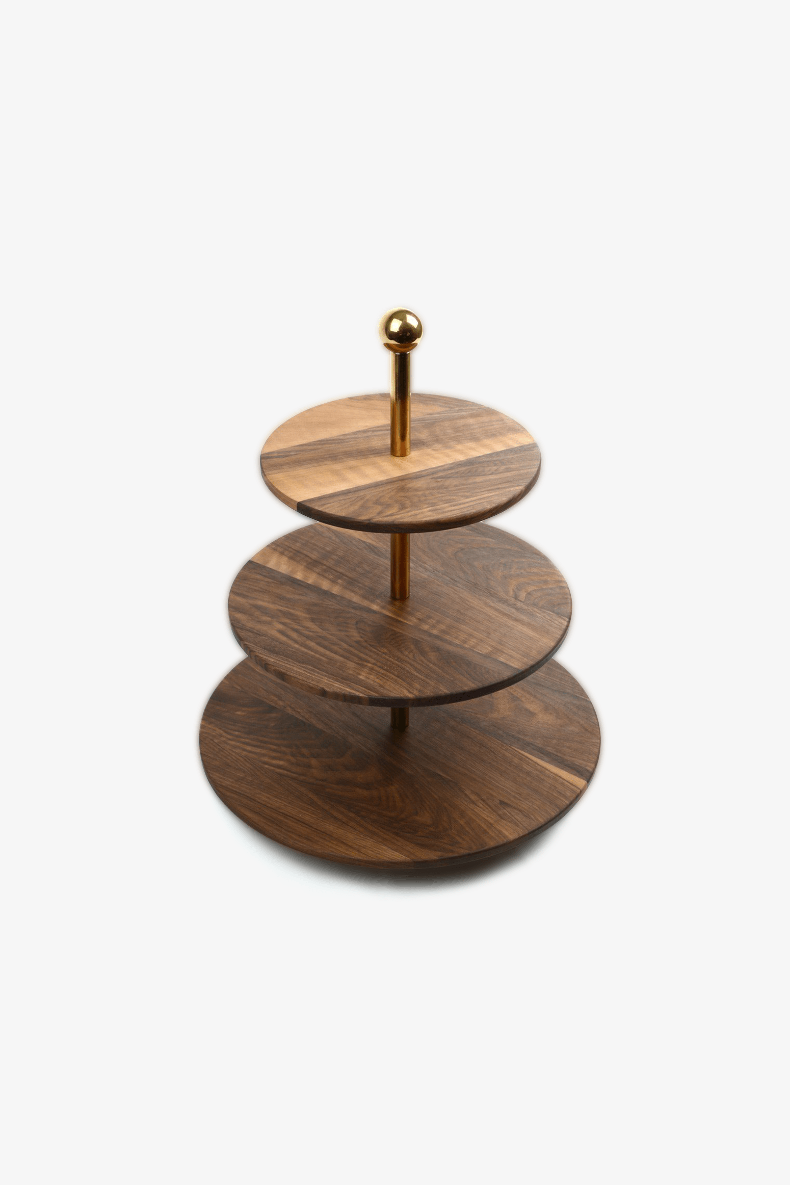 LOOP - Rotating Wooden Cake Stand - Elegant Serving Traywooden+PD.002