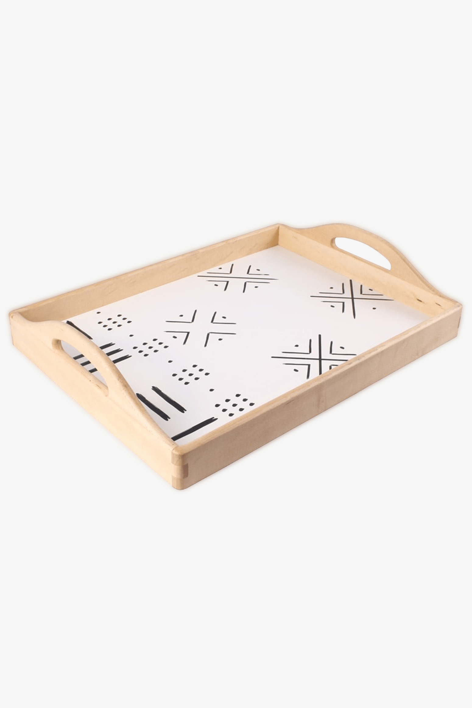 PEARL - Solid Maple Serving Tray - Artisan Wood Craft wooden+TS.003