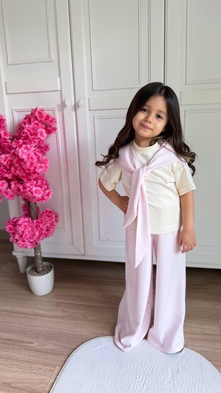 OYS. Kumaş İkili Takım Pembe (3-10 Yaş)