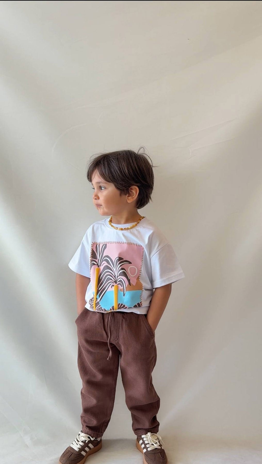 Tshirt Gabardin Pantolon İkili Takım (3-10 Yaş)