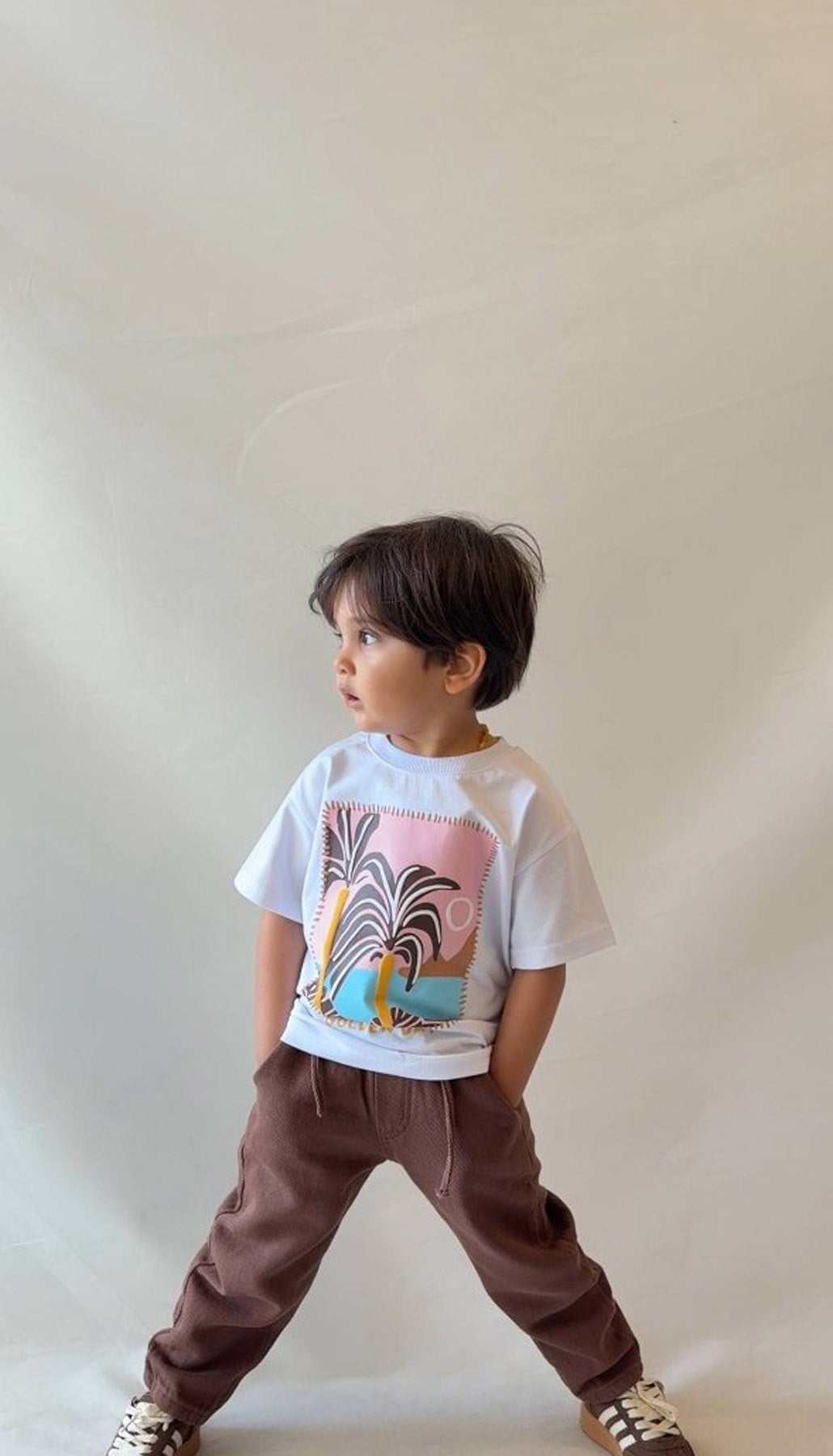 Tshirt Gabardin Pantolon İkili Takım (3-10 Yaş)
