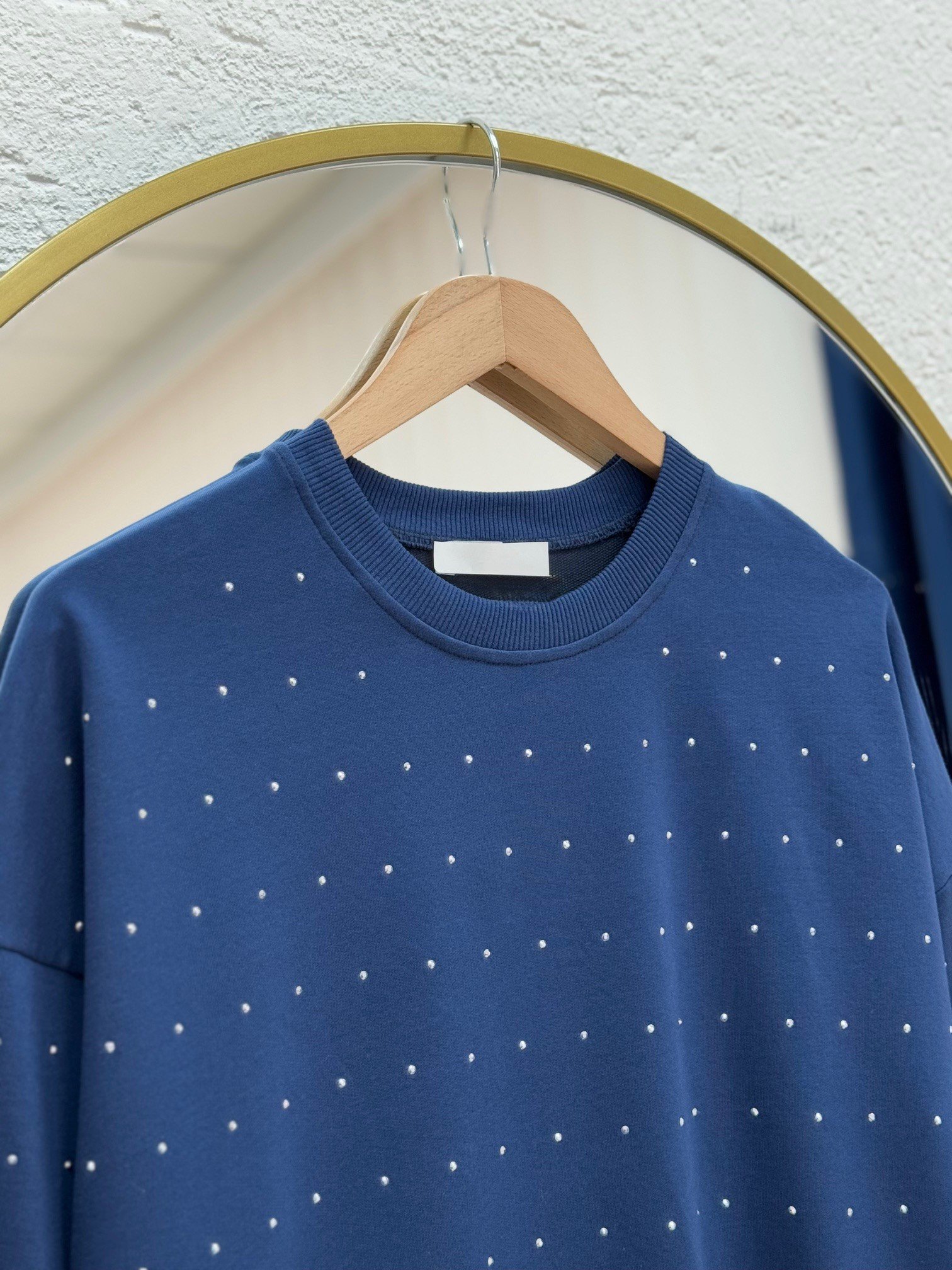 Afula Taşlı İki İp Sweat-BN4525 Lacivert