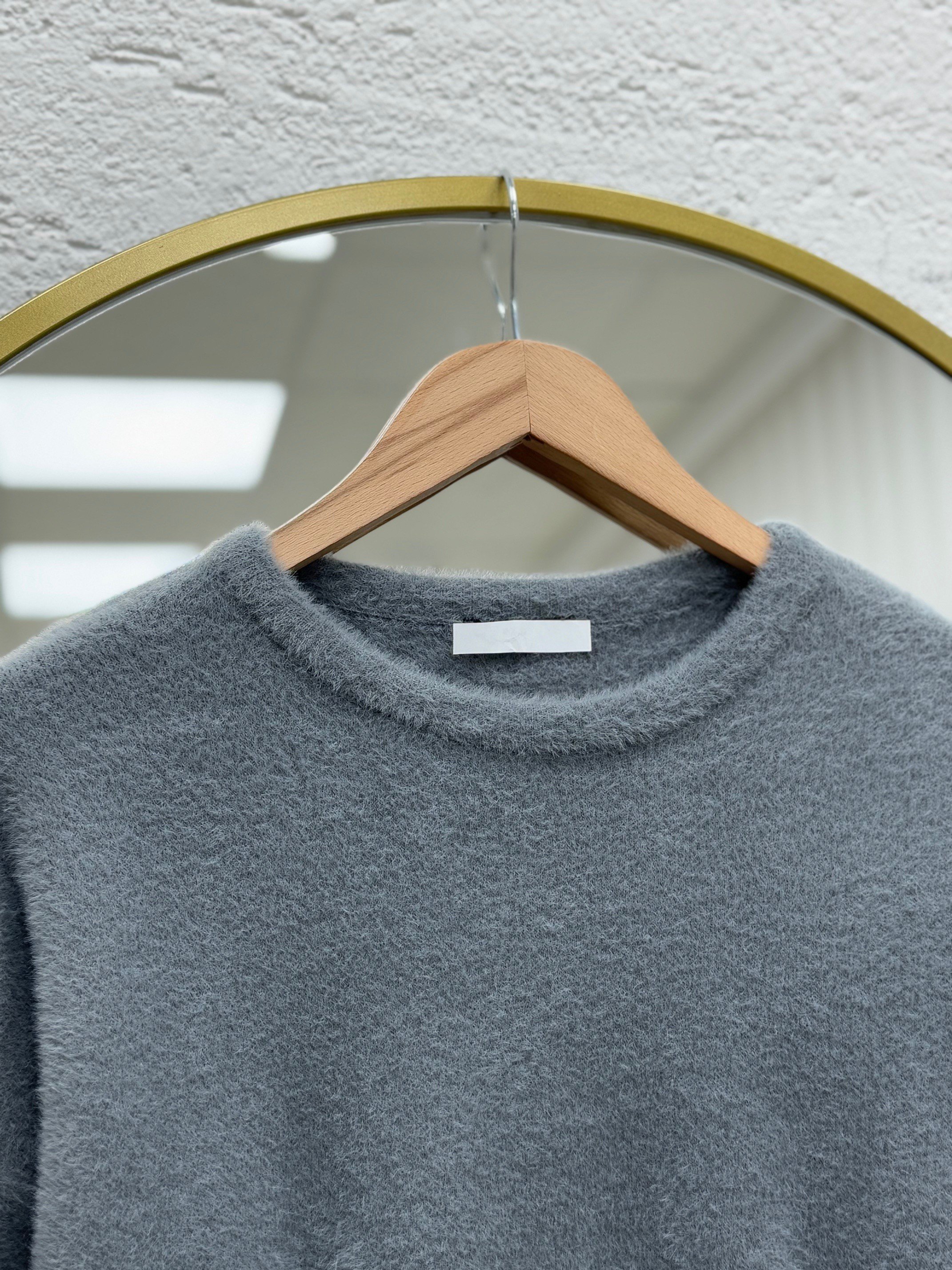 Alina Sakallı Kısa Oversize Kazak-Zİ6261 Antrasit