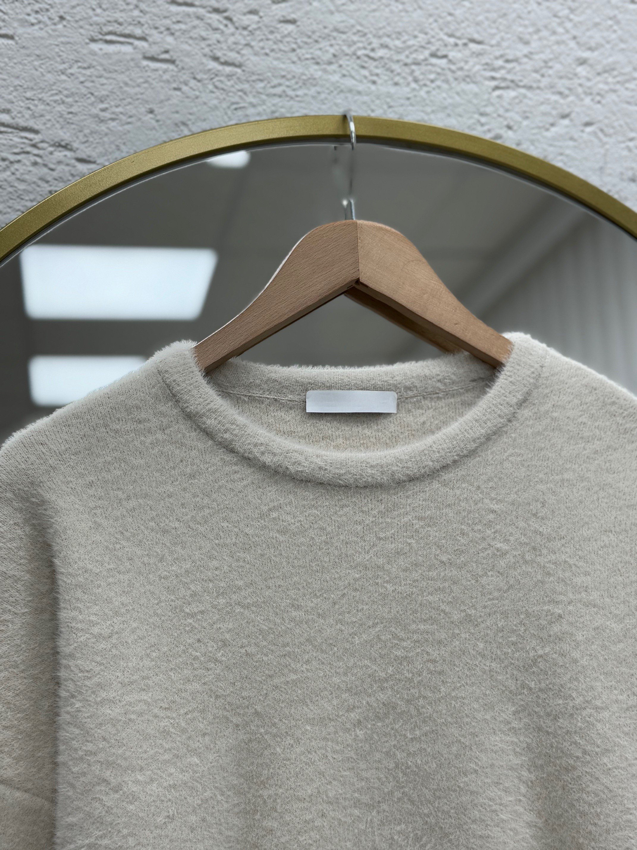 Alina Sakallı Kısa Oversize Kazak-Zİ6261 Taş