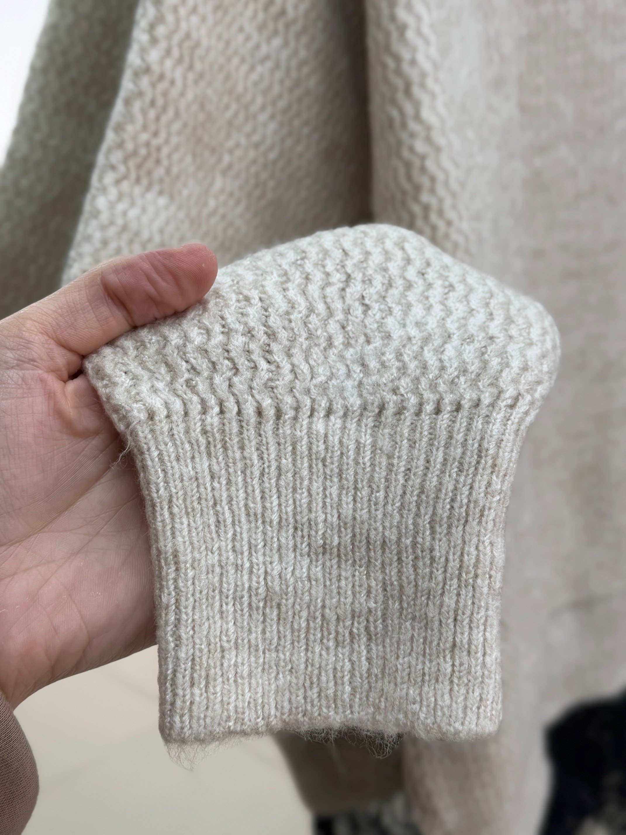 Allegra Altı Dantel Detaylı Triko Kazak-Zİ4514 Taş