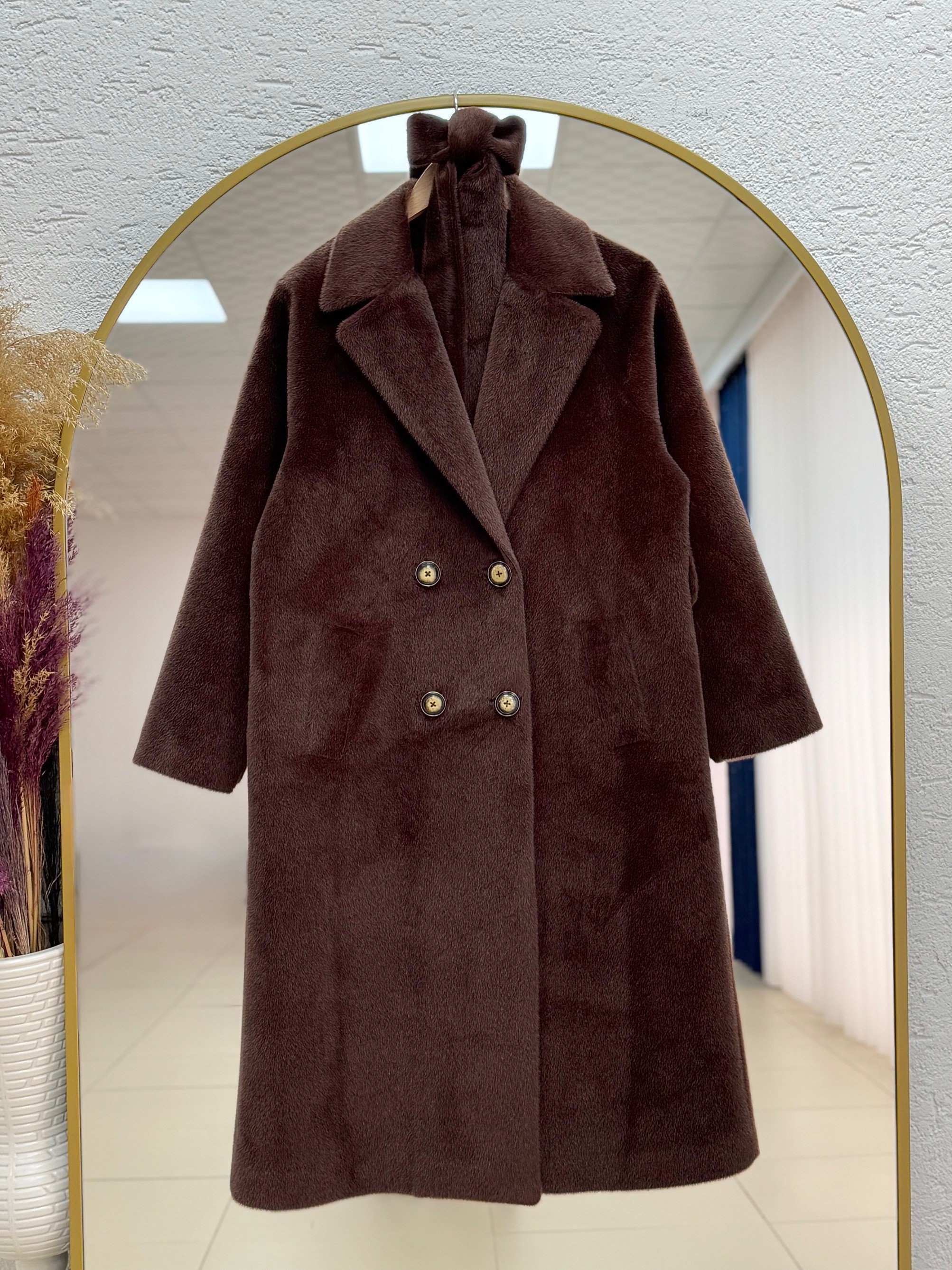 Alondra Fox Astarlı Kaban-ZŞ5051 Kahve