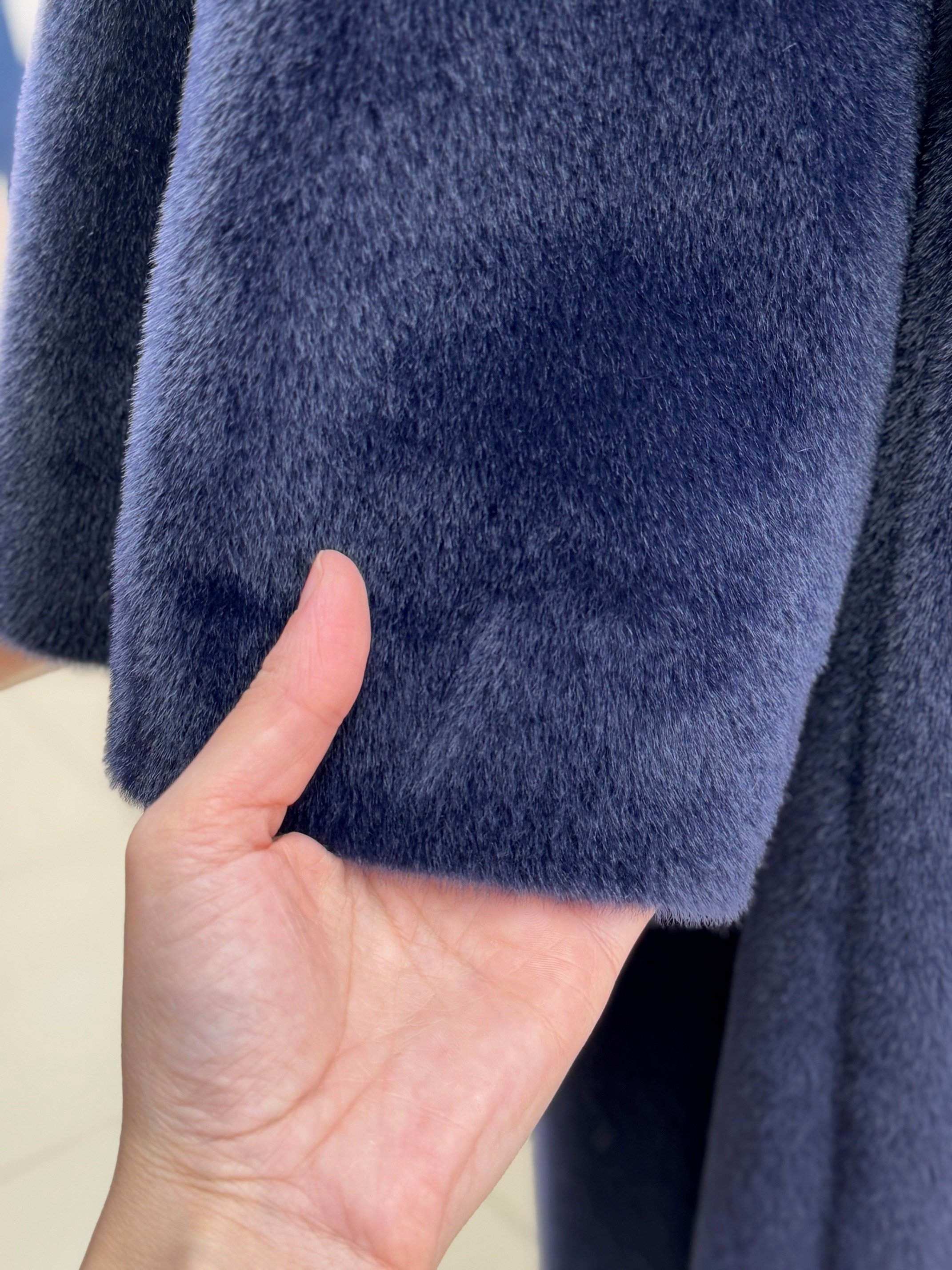 Alondra Fox Astarlı Kaban-ZŞ5051 Lacivert