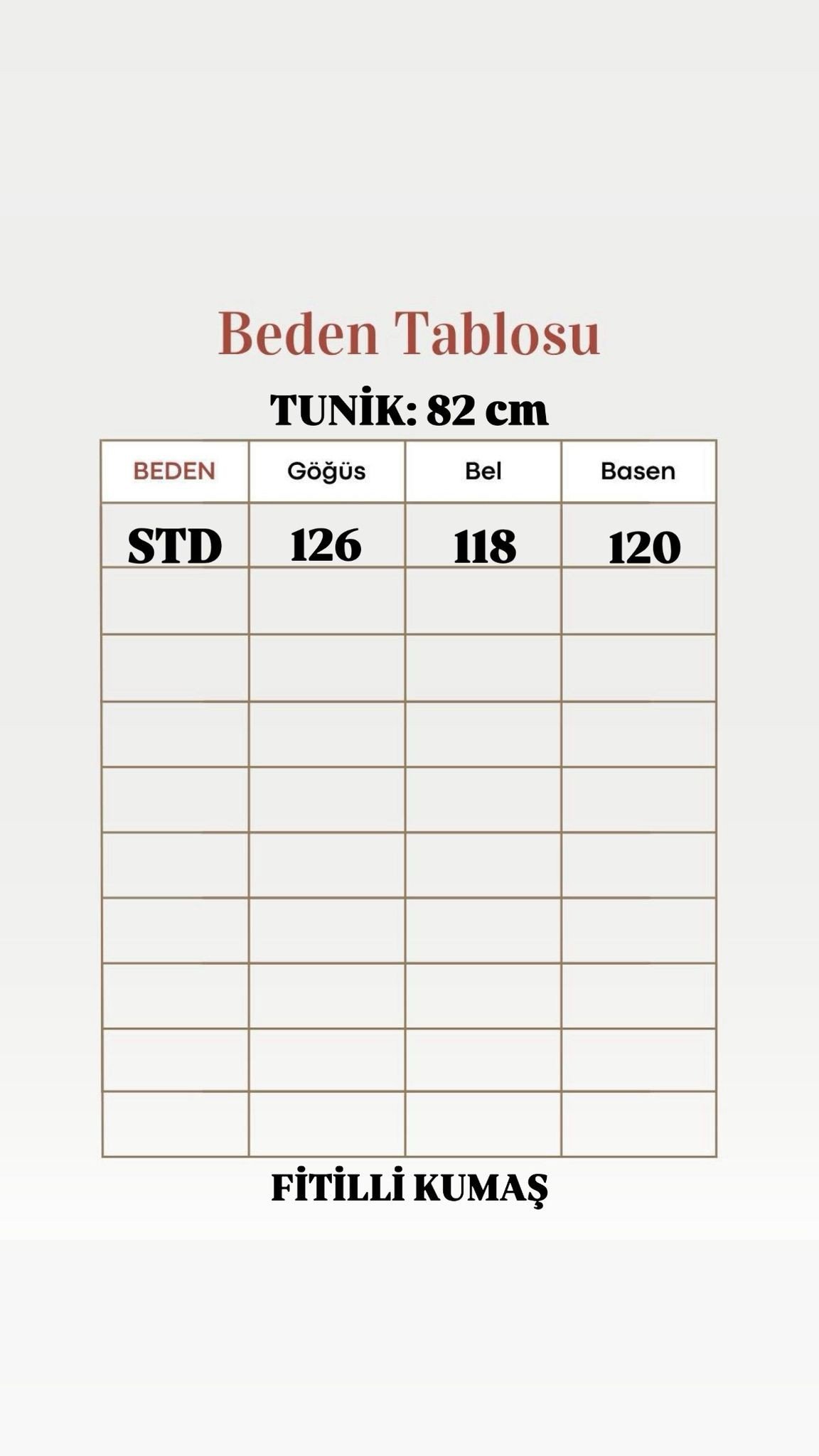 Alosia Fitilli Düz Tunik-Zİ6152 Kahve