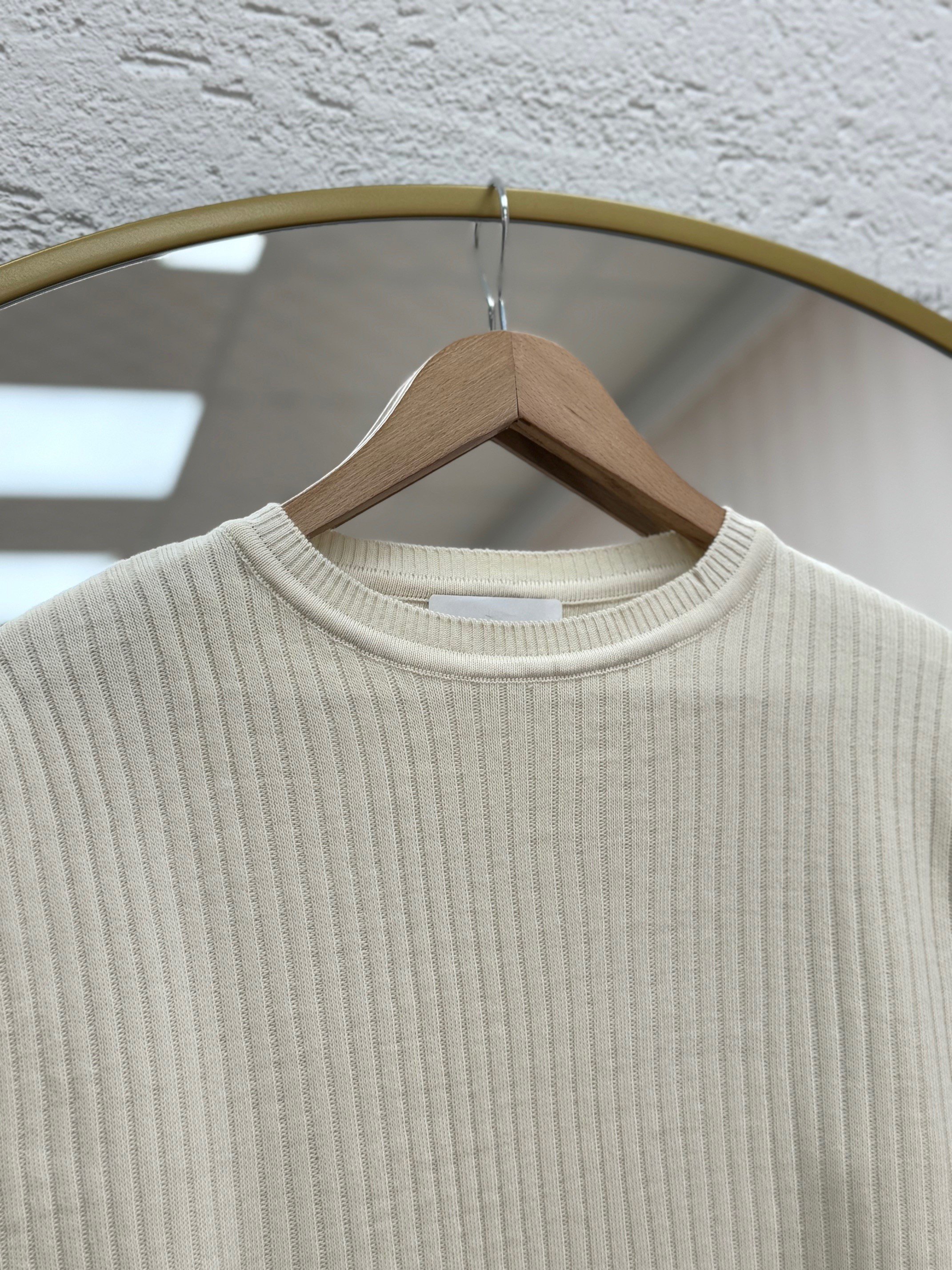 Alosia Fitilli Düz Tunik-Zİ6152 Taş