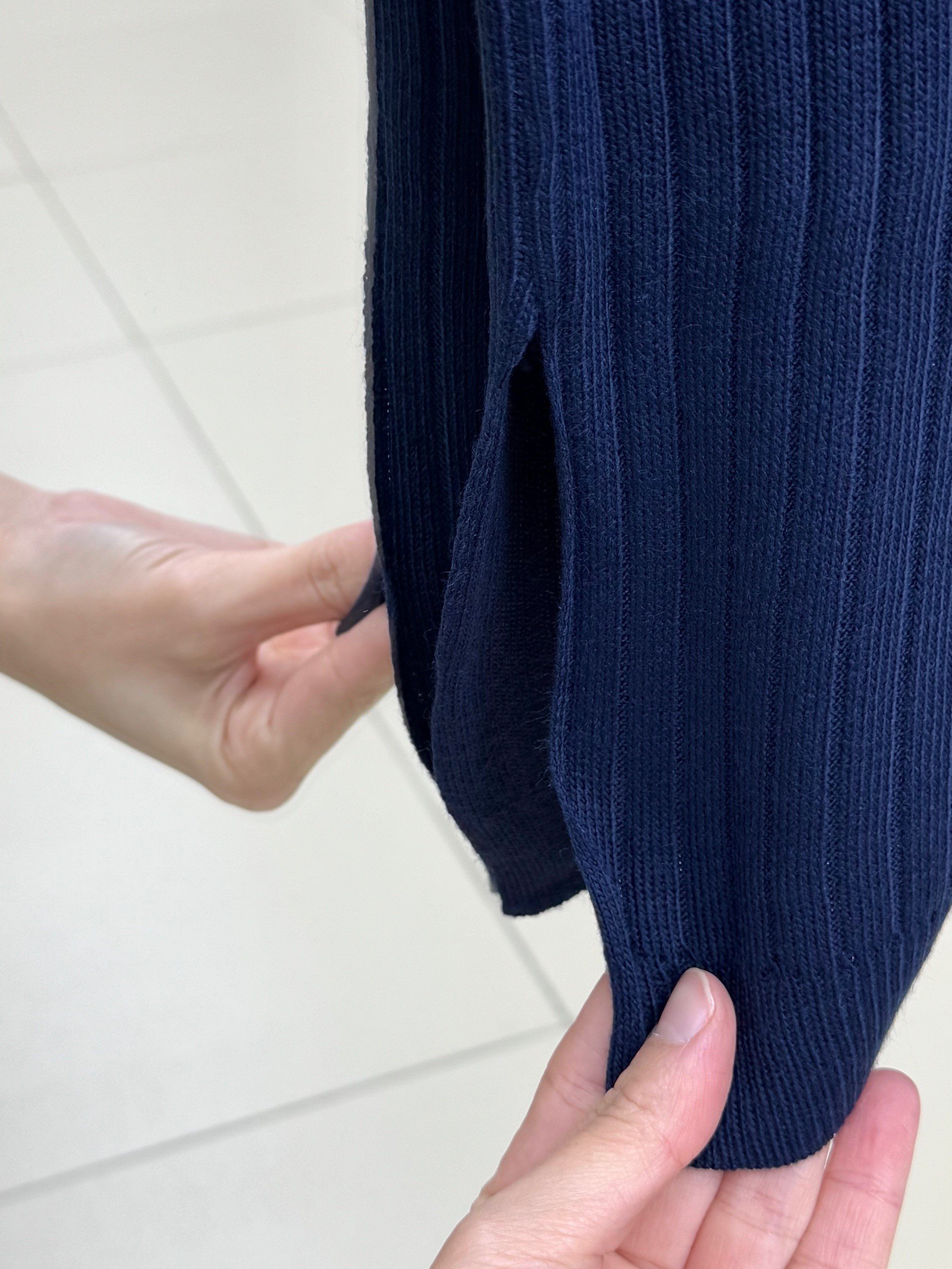 Alvena 5 Düğmeli Fitilli Hırka-Zİ6163 Lacivert