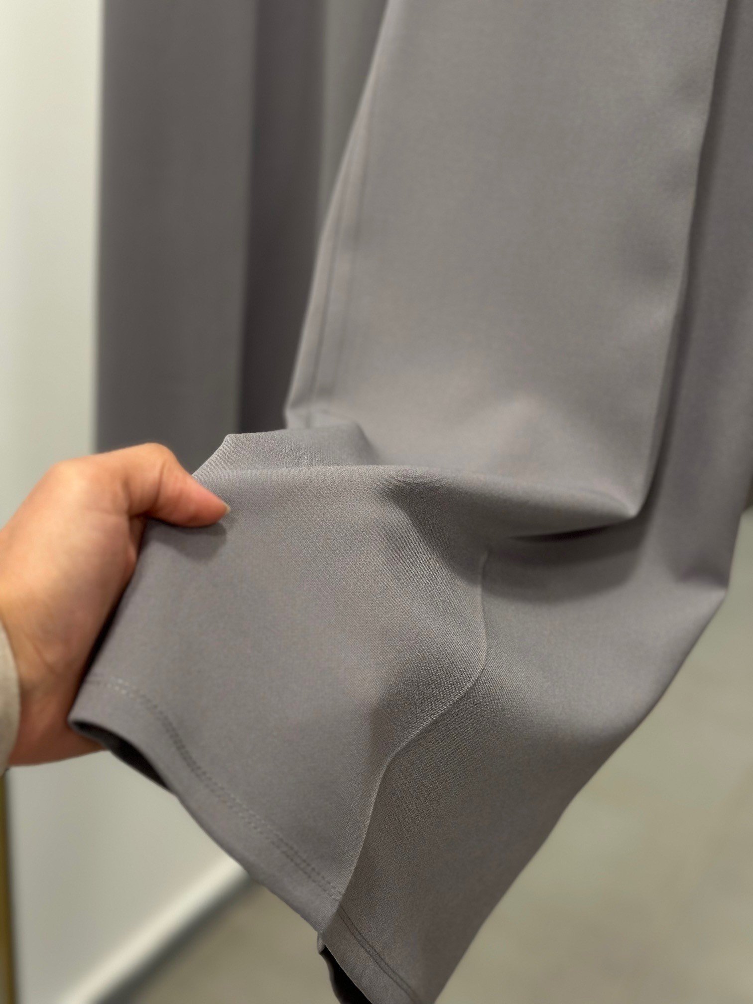 Asu Kuşaklı Bol Paça Pantolon-MT1445 Gri