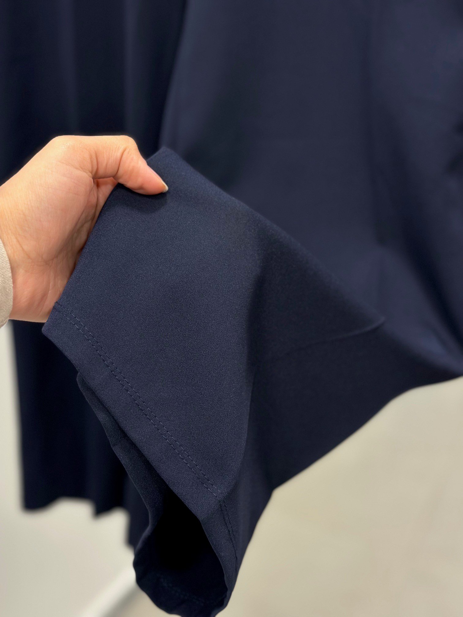 Asu Kuşaklı Bol Paça Pantolon-MT1445 Lacivert