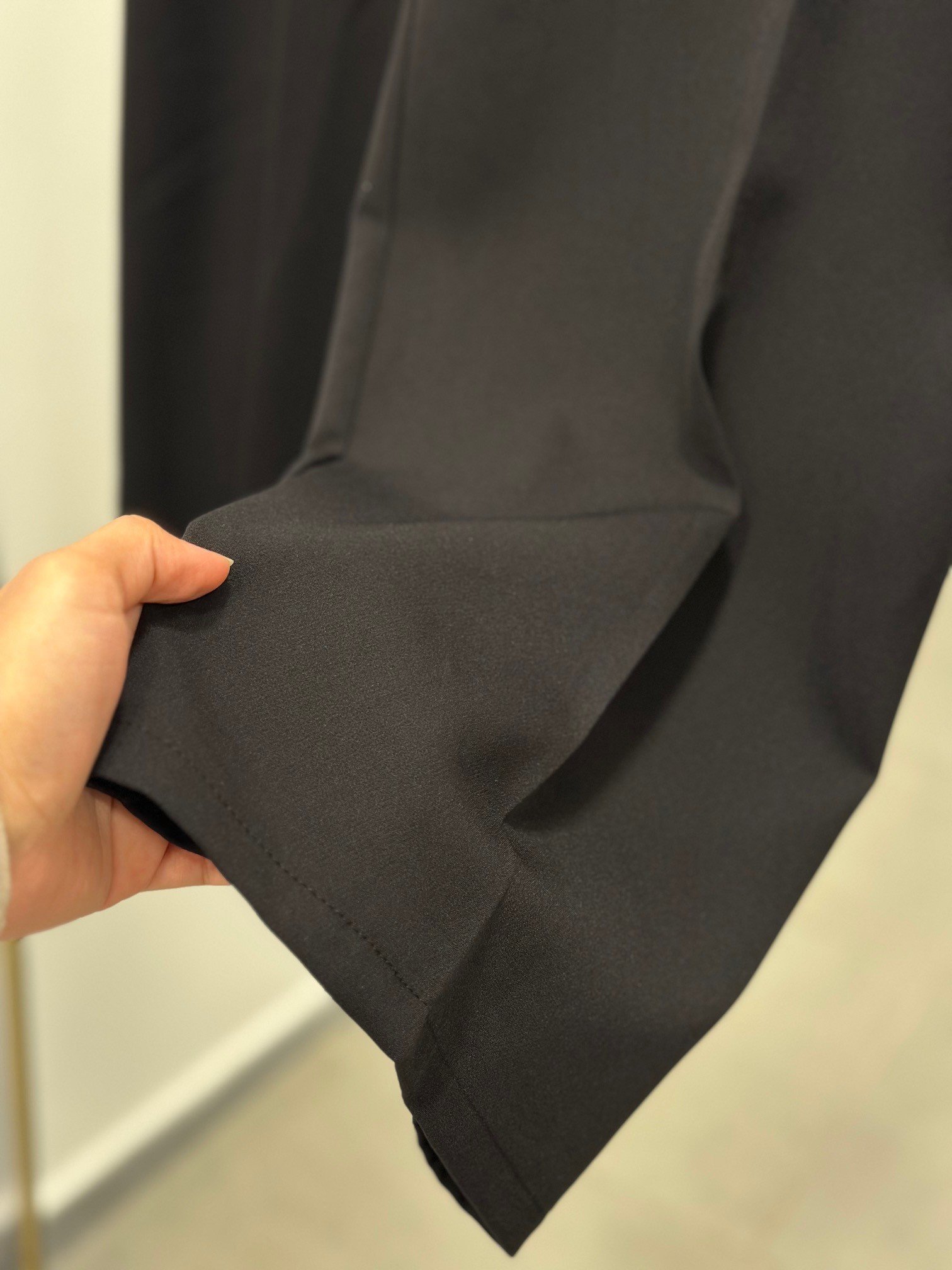 Asu Kuşaklı Bol Paça Pantolon-MT1445 Siyah