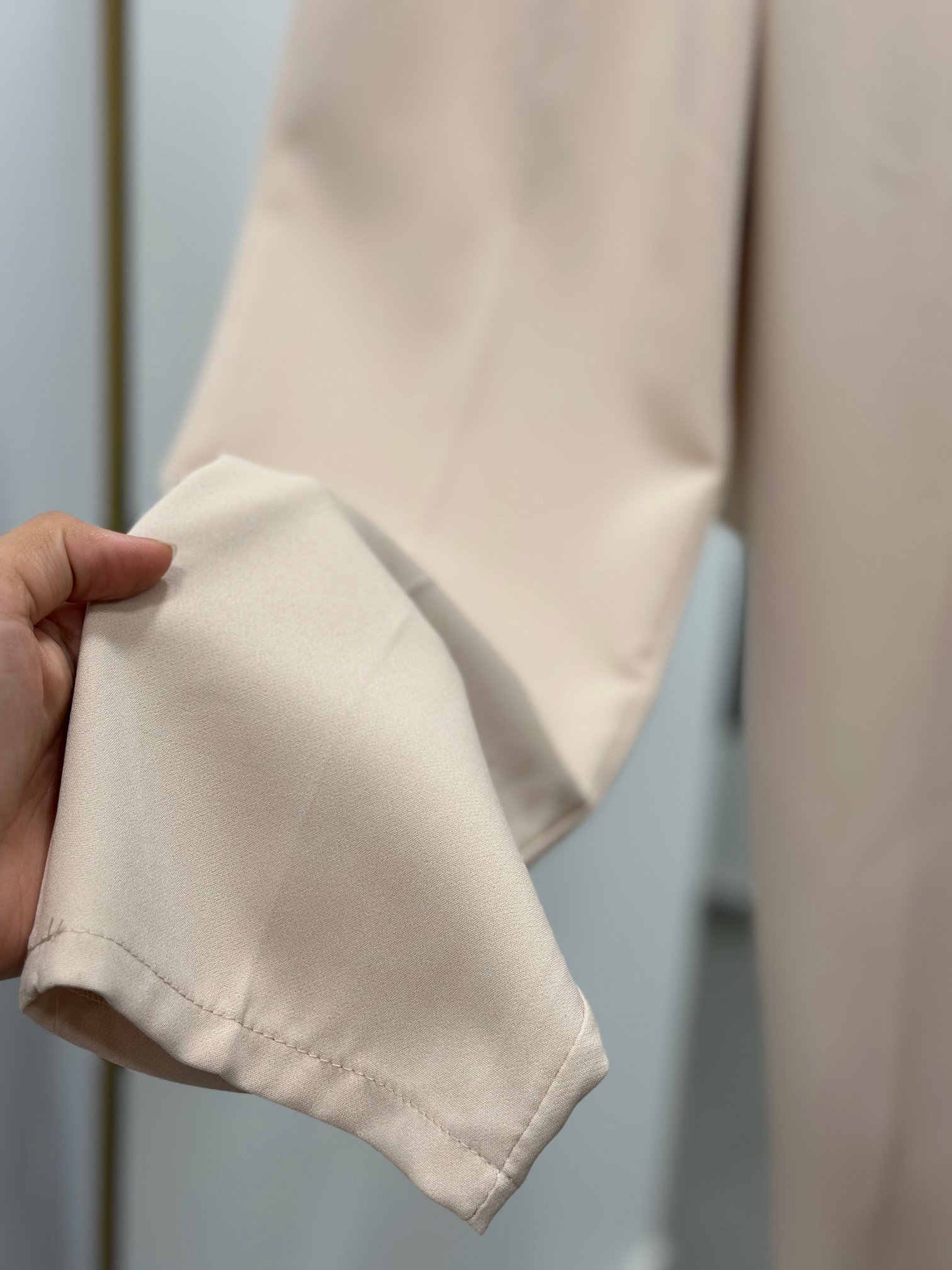 Asya Havuç Paça Pantolon-MT1444 Taş