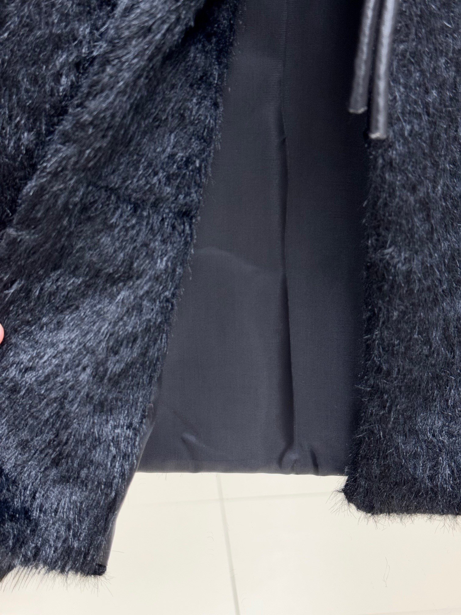 Bariza Kürklü Yelek-SA4138 Siyah