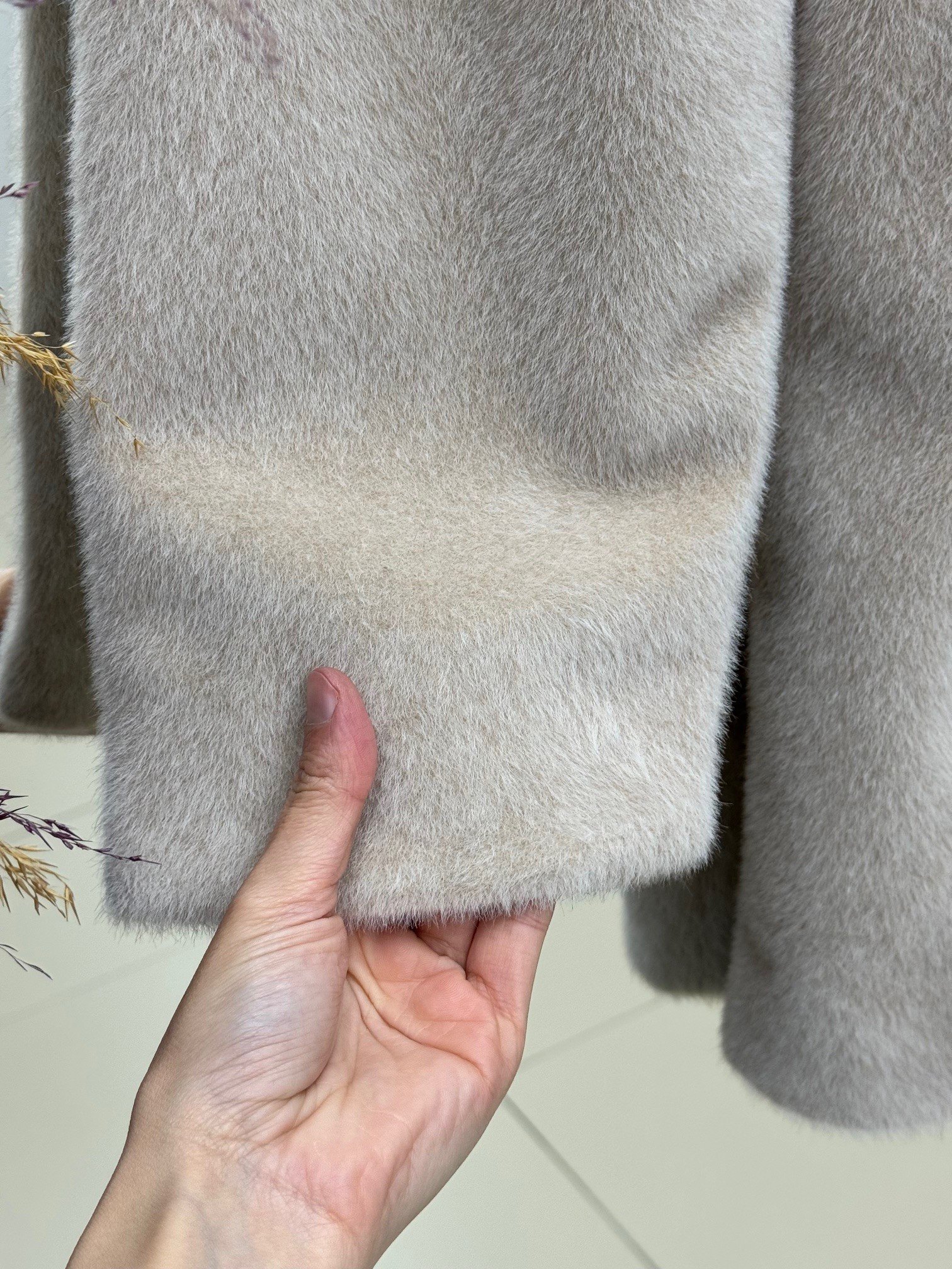 Barra Beli Lastikli Gold Düğmeli Balon Kol Fox Kaban-ZŞ6015 Taş