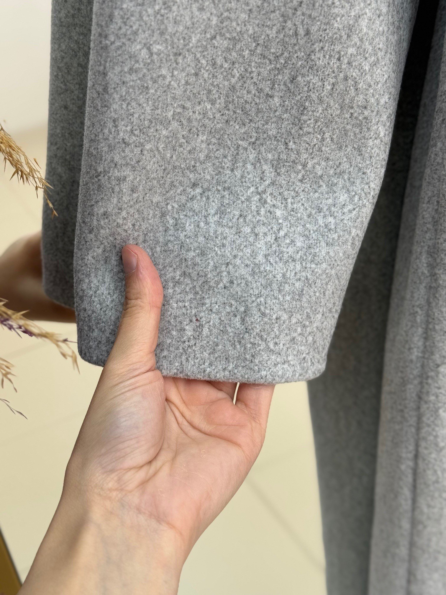 Batya Dört Düğmeli Kaban-KT0190 Gri