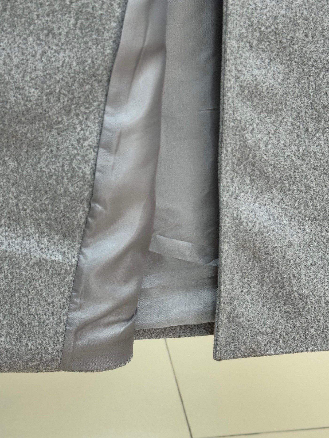 Batya Dört Düğmeli Kaban-KT0190 Gri