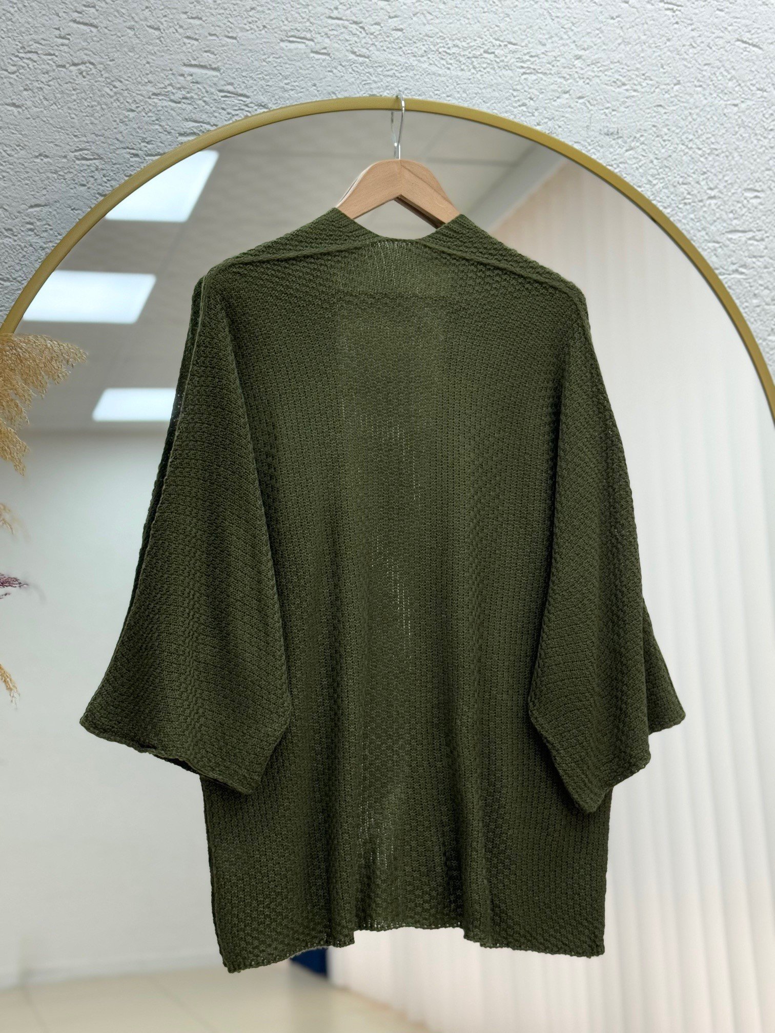 Bemella Pirinç Hırka-MN2248 Haki