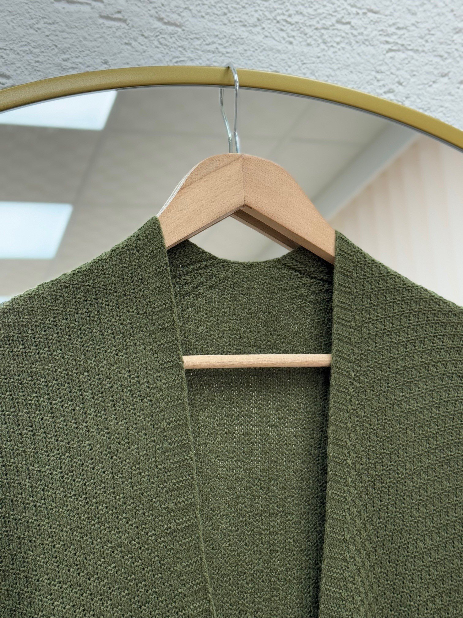 Bemella Pirinç Hırka-MN2248 Haki