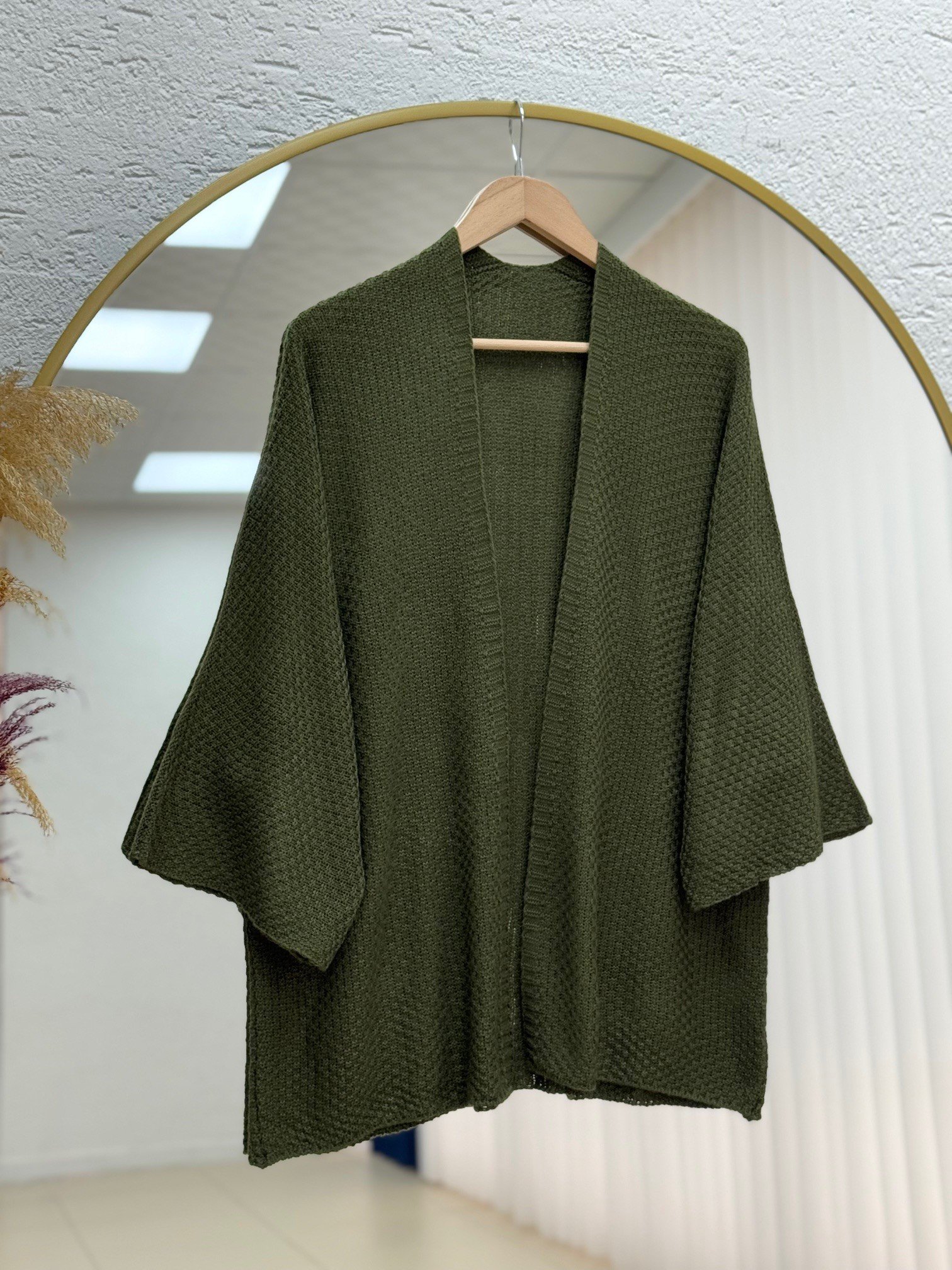 Bemella Pirinç Hırka-MN2248 Haki